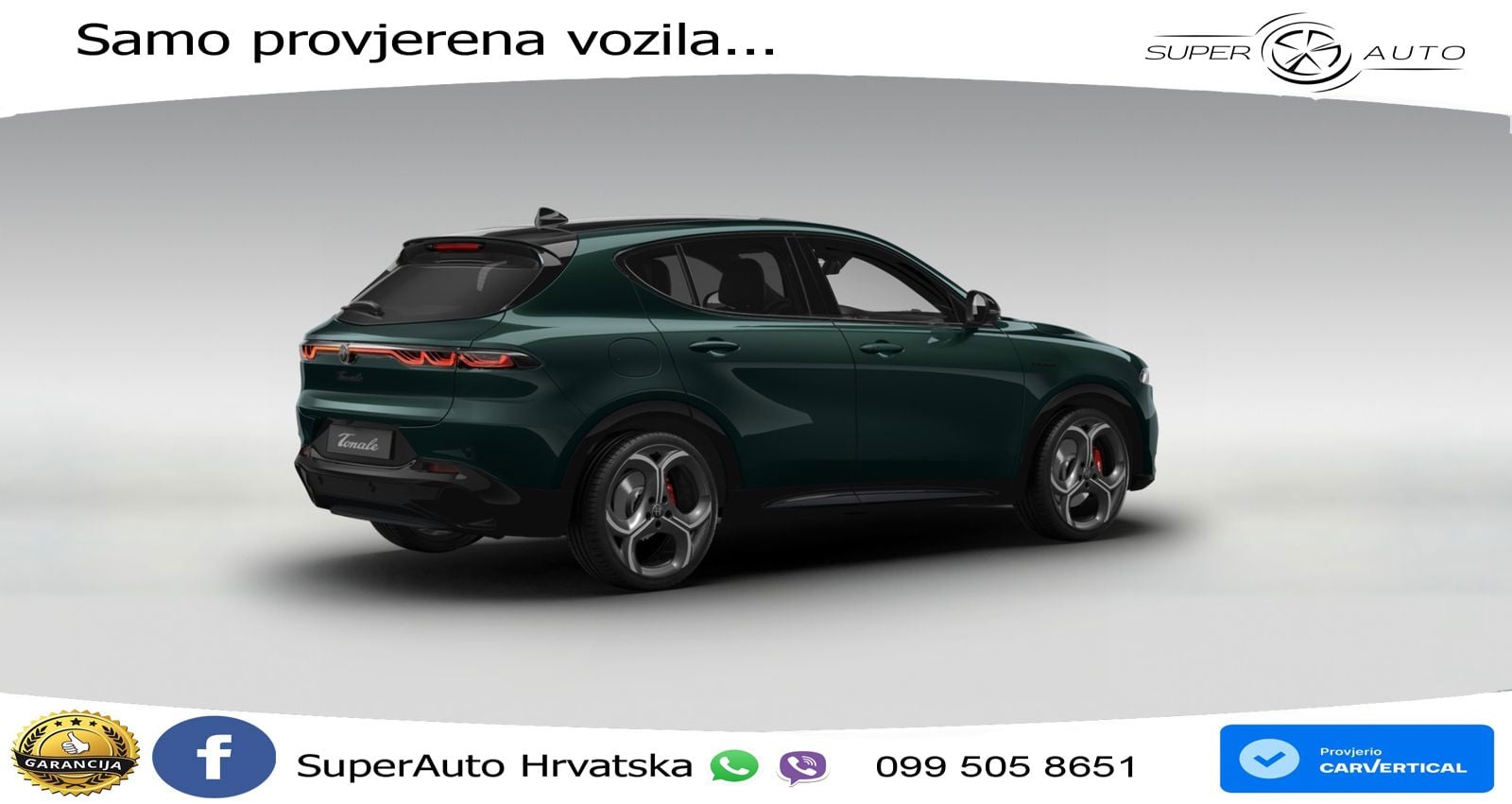 Alfa Romeo Tonale 1.5 VGT (160 KS) 48V-Hybrid TCT LED+GR SJED+ACC
