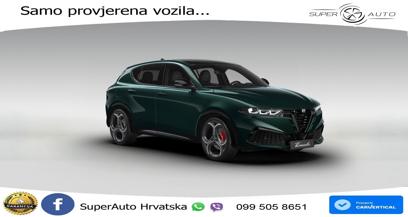 Alfa Romeo Tonale 1.5 VGT (160 KS) 48V-Hybrid TCT LED+GR SJED+ACC