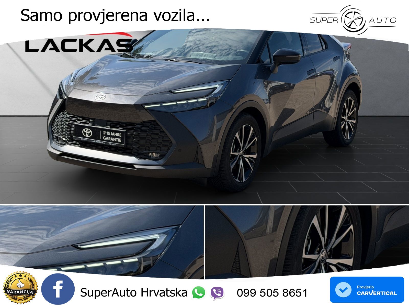 Toyota C-HR 1.8 (140 KS) Hybrid e-CVT Team D LED+GR SJED+ACC