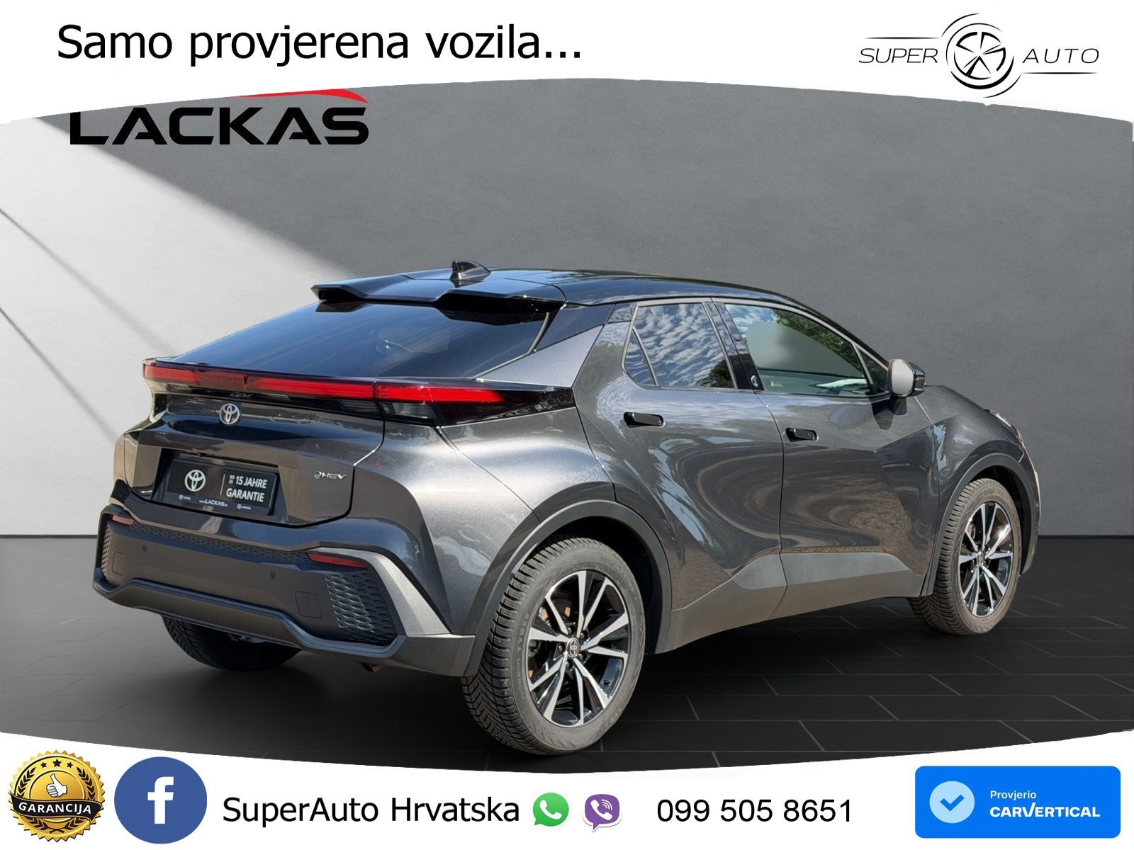 Toyota C-HR 1.8 (140 KS) Hybrid e-CVT Team D LED+GR SJED+ACC