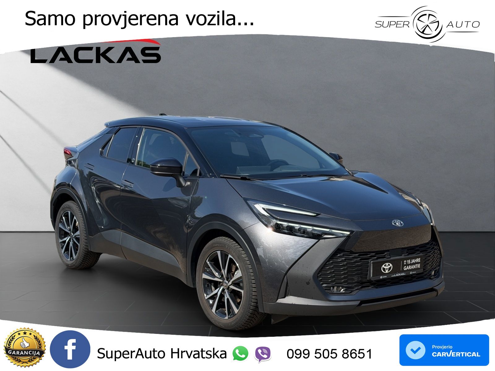 Toyota C-HR 1.8 (140 KS) Hybrid e-CVT Team D LED+GR SJED+ACC