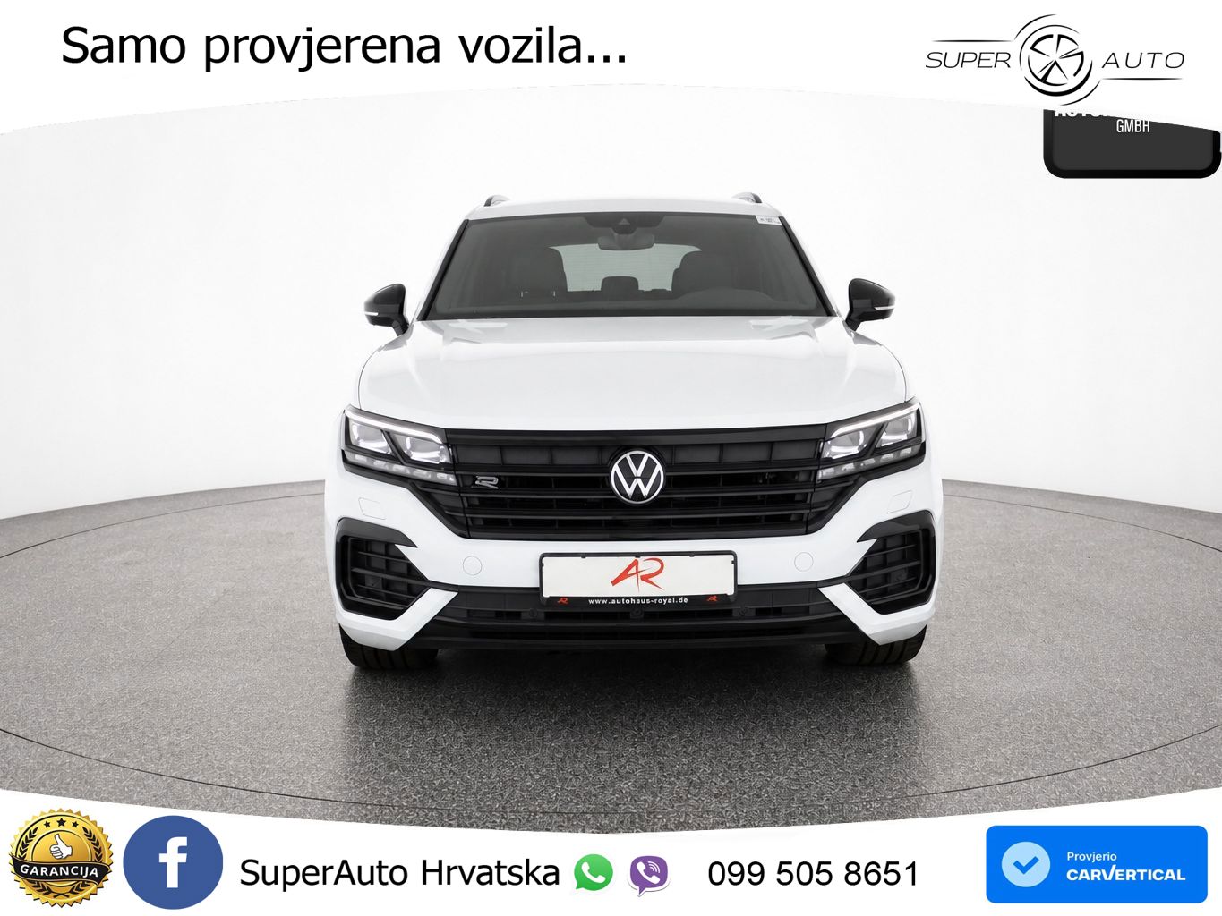 Volkswagen Touareg 3.0 V6 TDI (231 KS) 4MOTION Tiptronic R-Line ZRAČNI+ACC+4xGR SJED+KAM