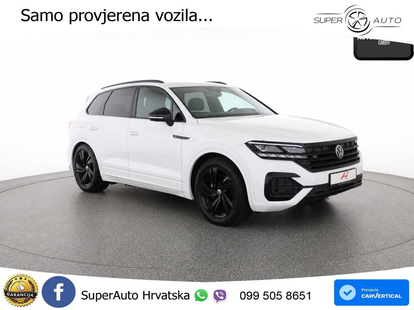 Volkswagen Touareg 3.0 V6 TDI (231 KS) 4MOTION Tiptronic R-Line ZRAČNI+ACC+4xGR SJED+KAM