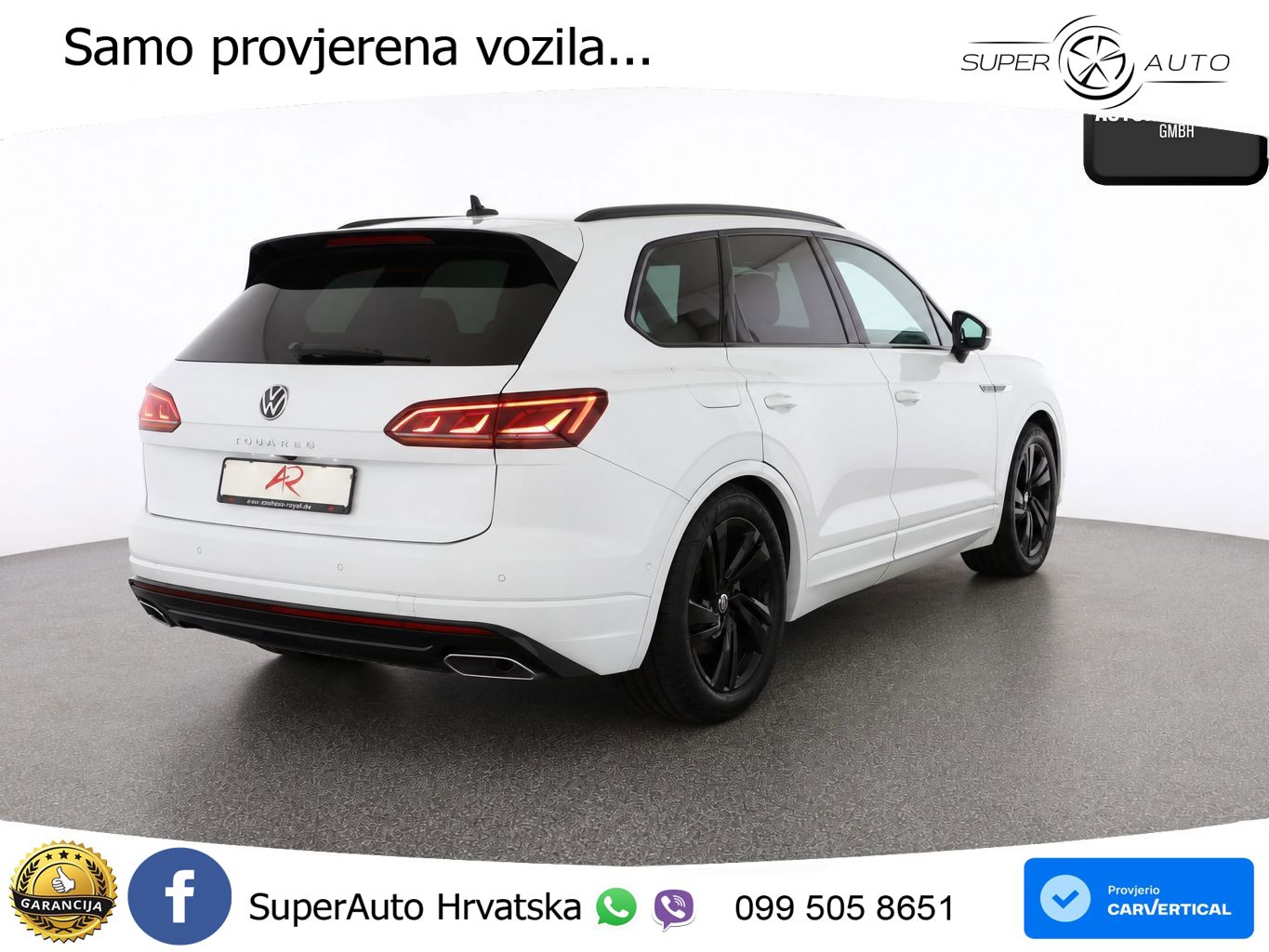 Volkswagen Touareg 3.0 V6 TDI (231 KS) 4MOTION Tiptronic R-Line ZRAČNI+ACC+4xGR SJED+KAM