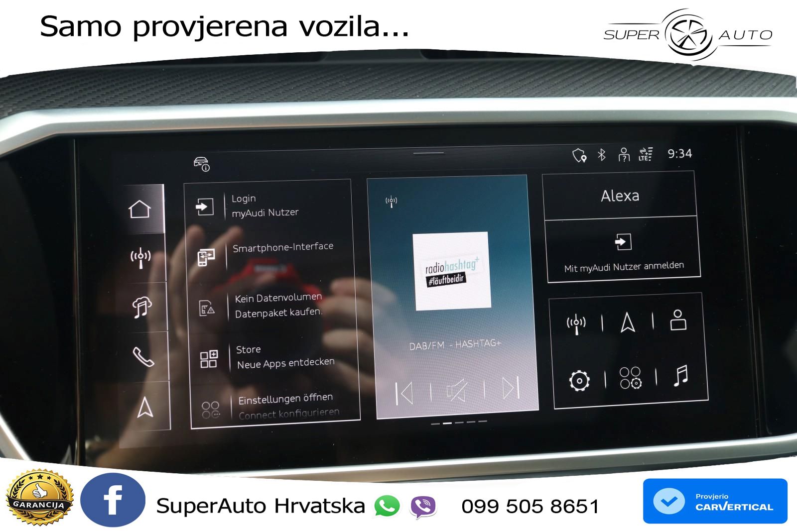 Audi RS6 Avant 4.0 TFSI V8 (600 KS) quattro Tiptronic ZRAČNI+ACC+GR SJED+KAM+PANO