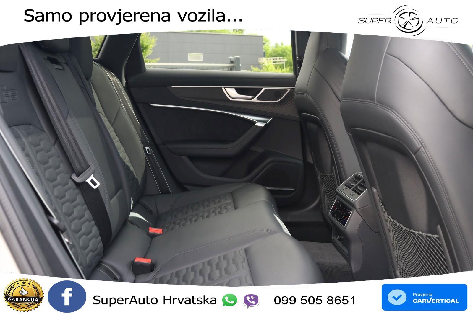 Audi RS6 Avant 4.0 TFSI V8 (600 KS) quattro Tiptronic ZRAČNI+ACC+GR SJED+KAM+PANO