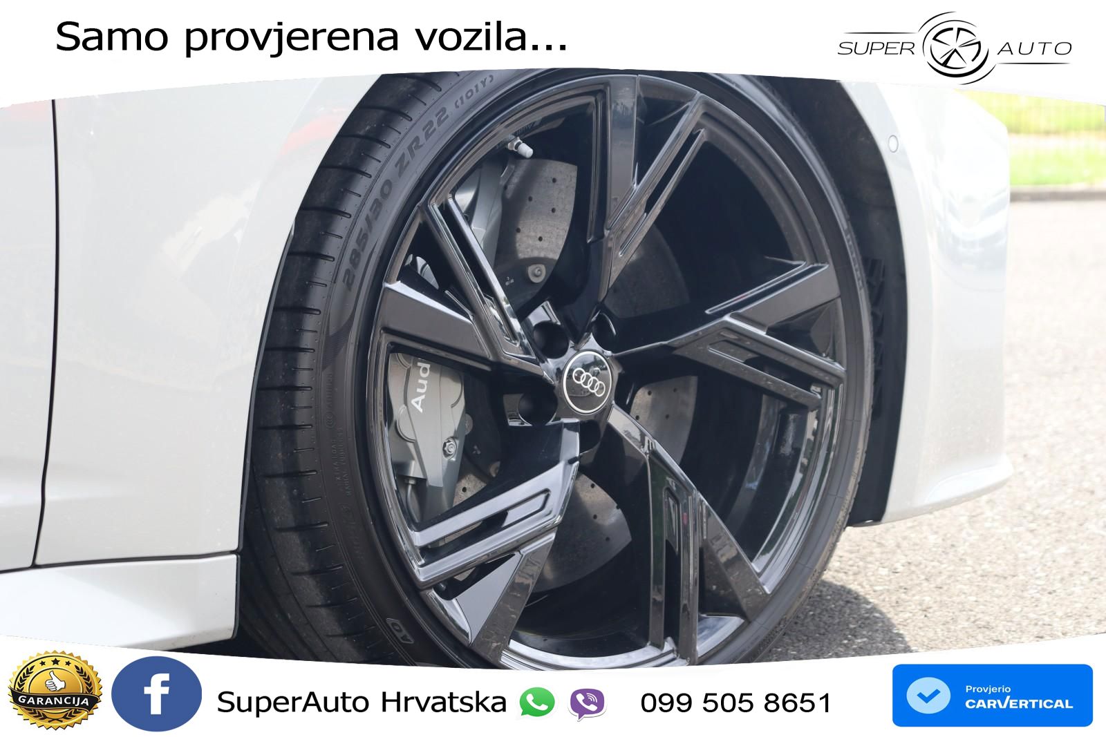 Audi RS6 Avant 4.0 TFSI V8 (600 KS) quattro Tiptronic ZRAČNI+ACC+GR SJED+KAM+PANO