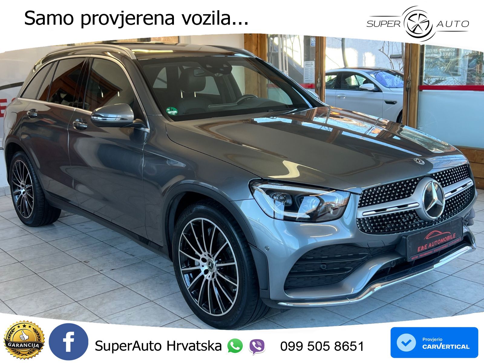Mercedes GLC 300d (245 KS) 4MATIC G-TRONIC AMG LED+GR SJED+ACC