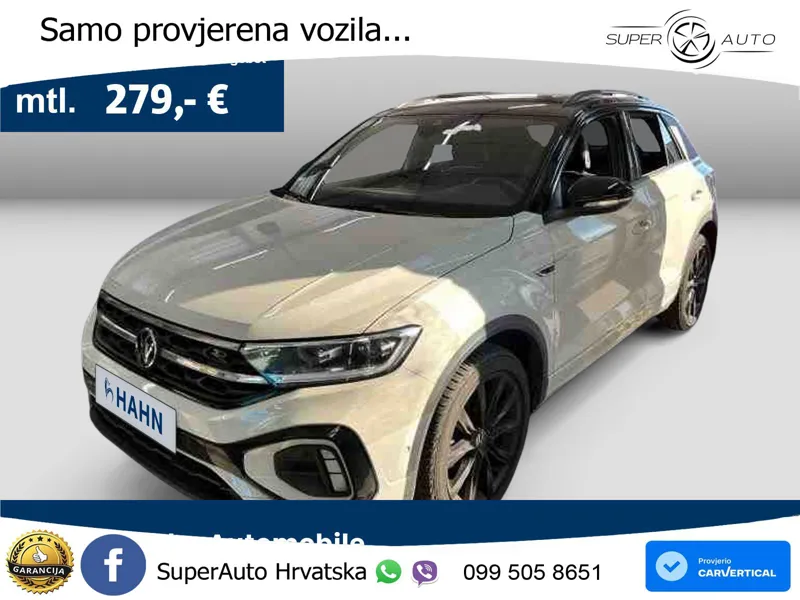 Volkswagen T-Roc 1.5 TSI (150 KS) DSG R-Line LED+GR SJED+ACC