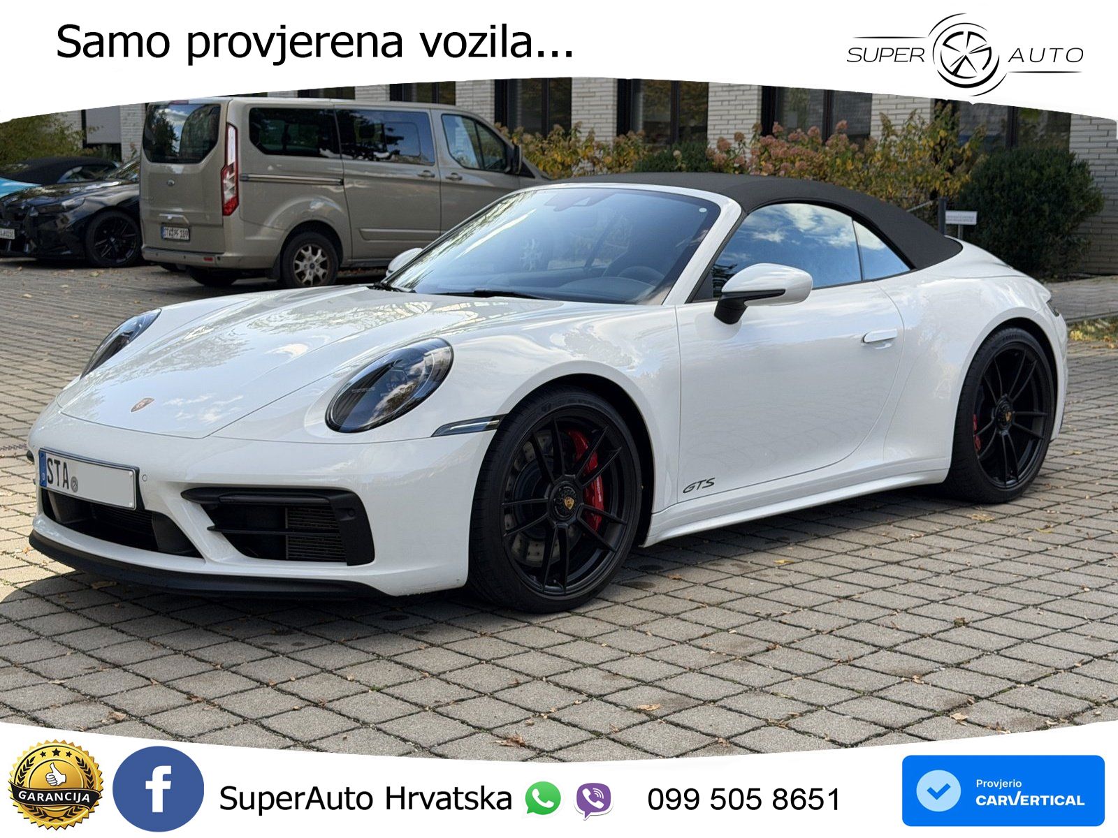 Porsche 911 Carrera 4 GTS Cabriolet 3.0 (480 KS) PDK MATRIX+GR SJED+KAM