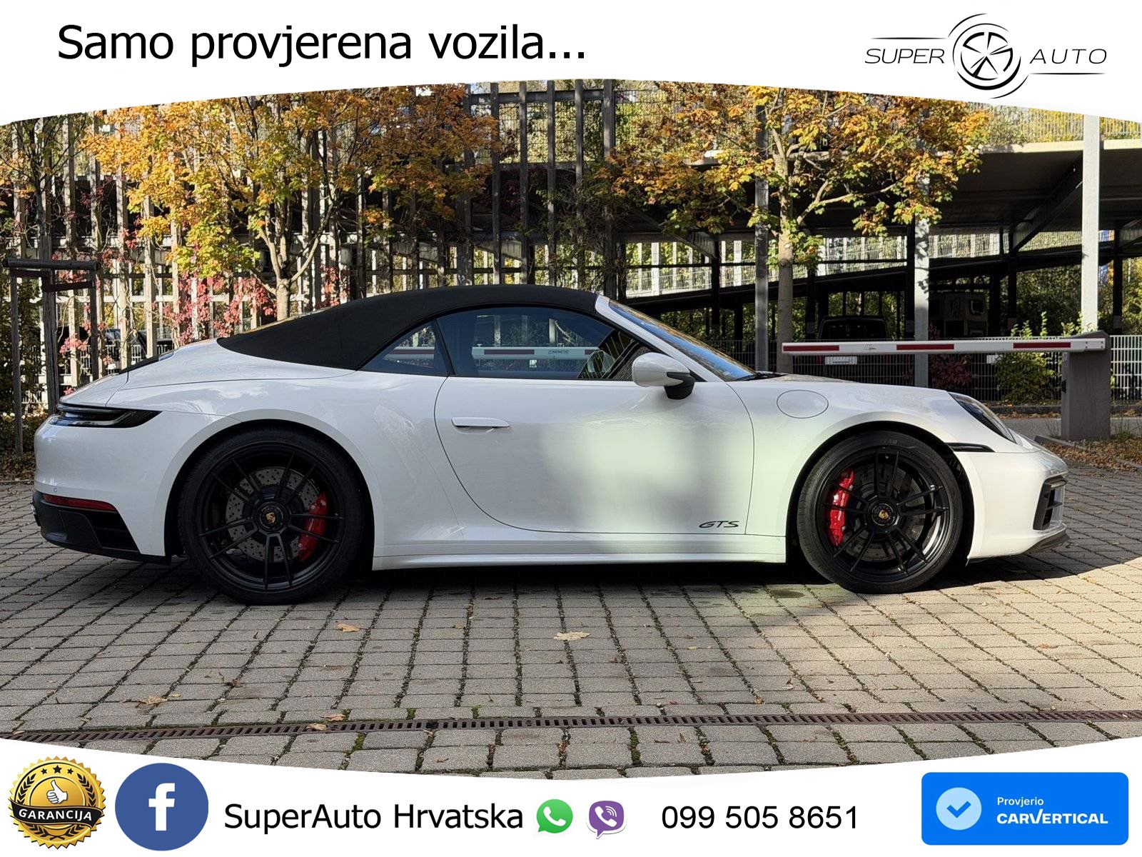 Porsche 911 Carrera 4 GTS Cabriolet 3.0 (480 KS) PDK MATRIX+GR SJED+KAM