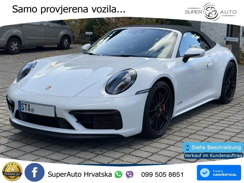 Porsche 911 Carrera 4 GTS Cabriolet 3.0 (480 KS) PDK MATRIX+GR SJED+KAM