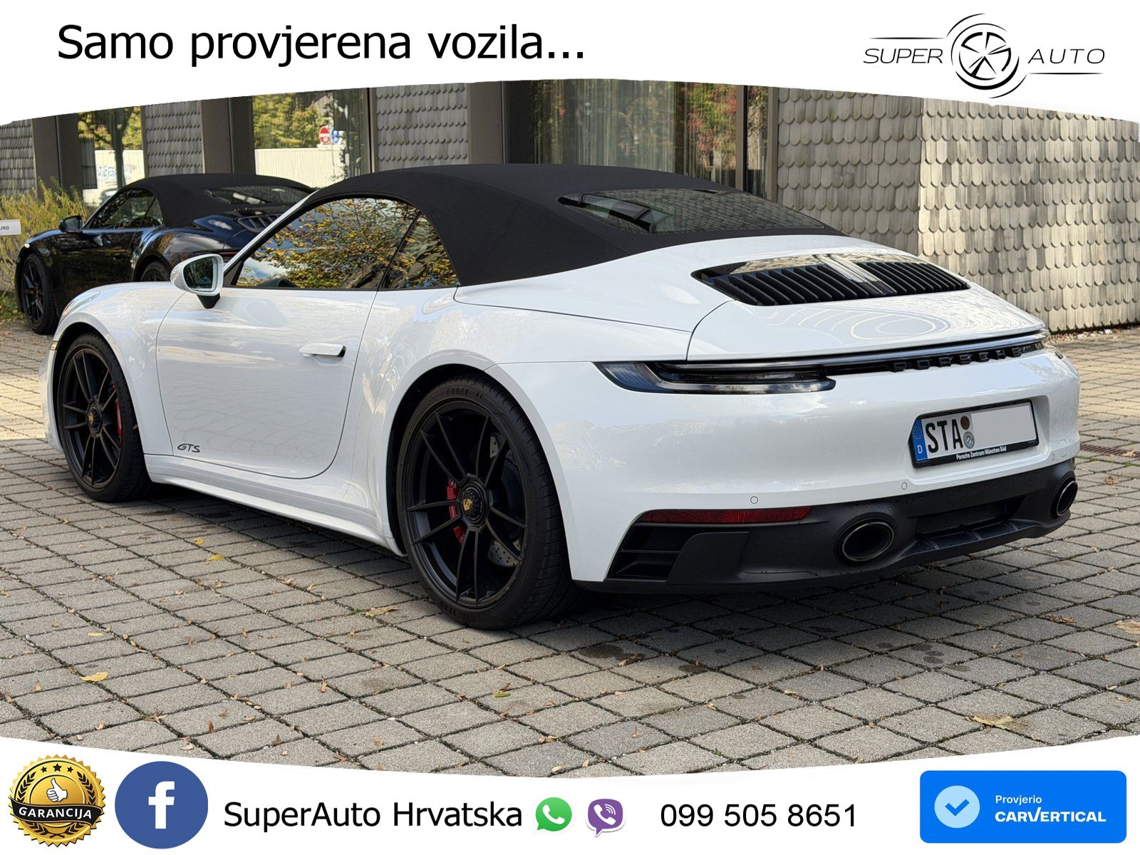 Porsche 911 Carrera 4 GTS Cabriolet 3.0 (480 KS) PDK MATRIX+GR SJED+KAM
