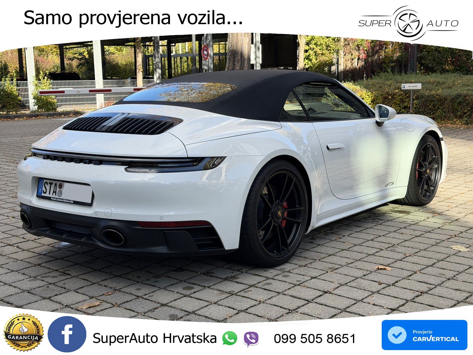 Porsche 911 Carrera 4 GTS Cabriolet 3.0 (480 KS) PDK MATRIX+GR SJED+KAM