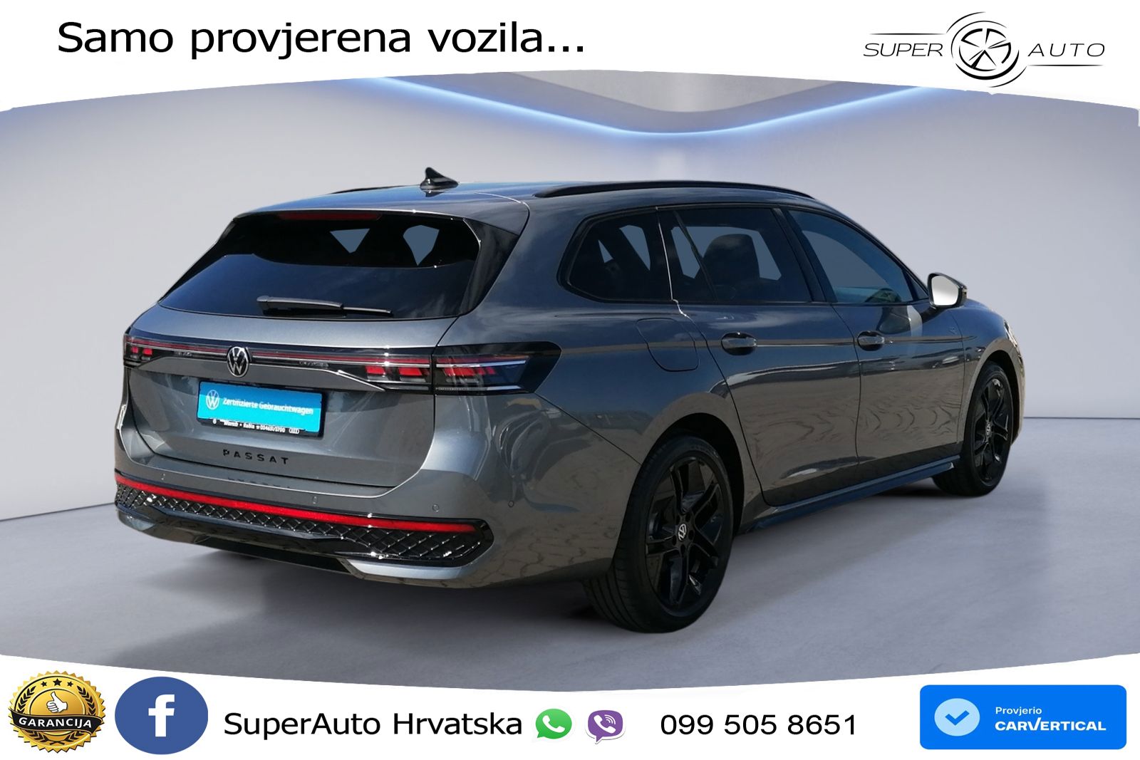 Volkswagen Passat Variant 2.0 TDI (193 KS) 4MOTION DSG R-Line LED+GR SJED+ACC