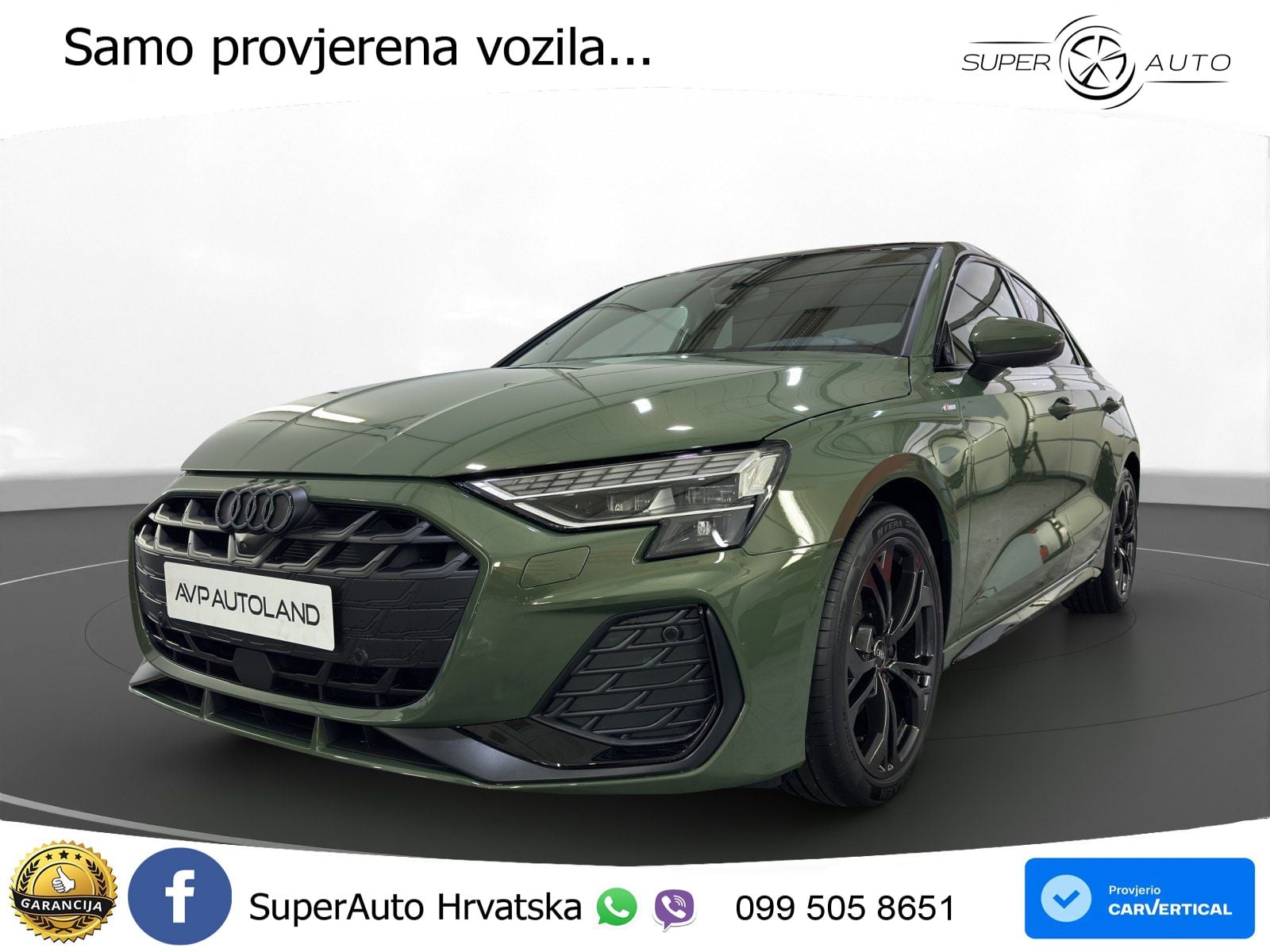 Audi A3 Limuzina 35 TFSI (150 KS) S tronic S line LED+GR SJED+ACC