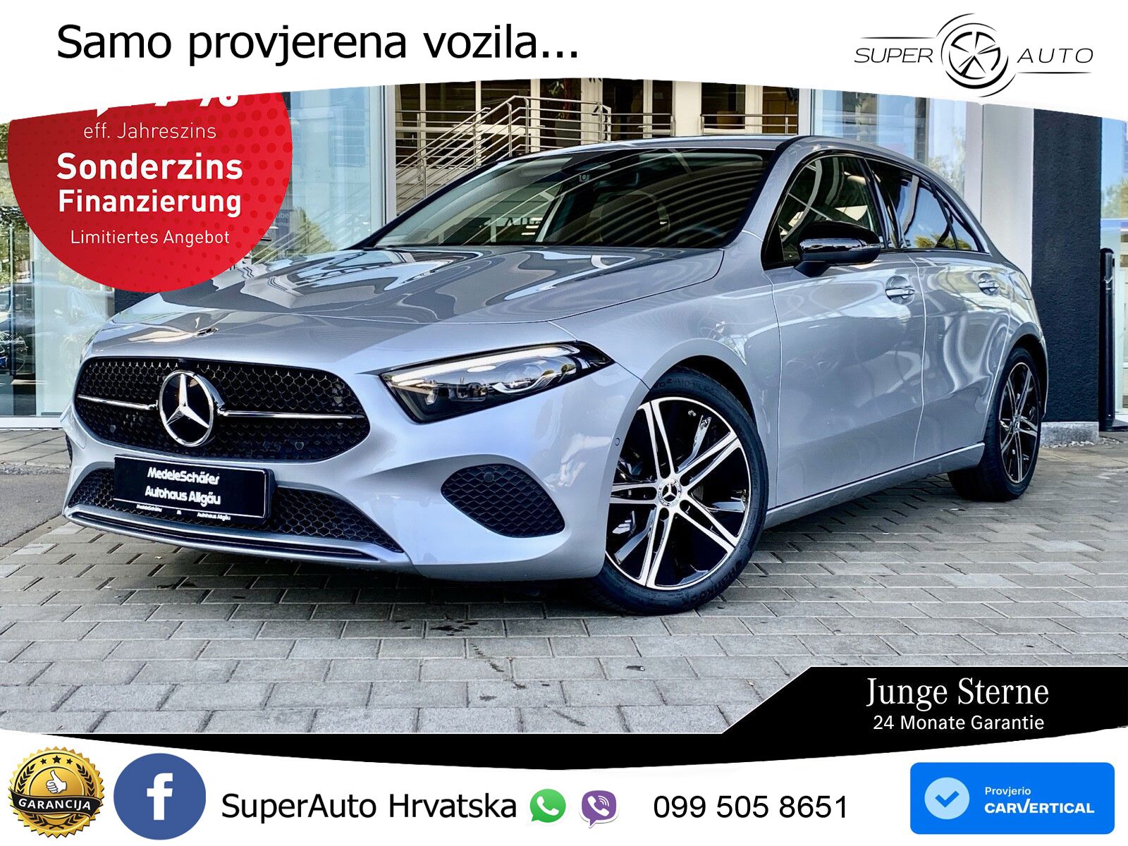 Mercedes-Benz A 200 7G-DCT LED+GR SJED+ACC