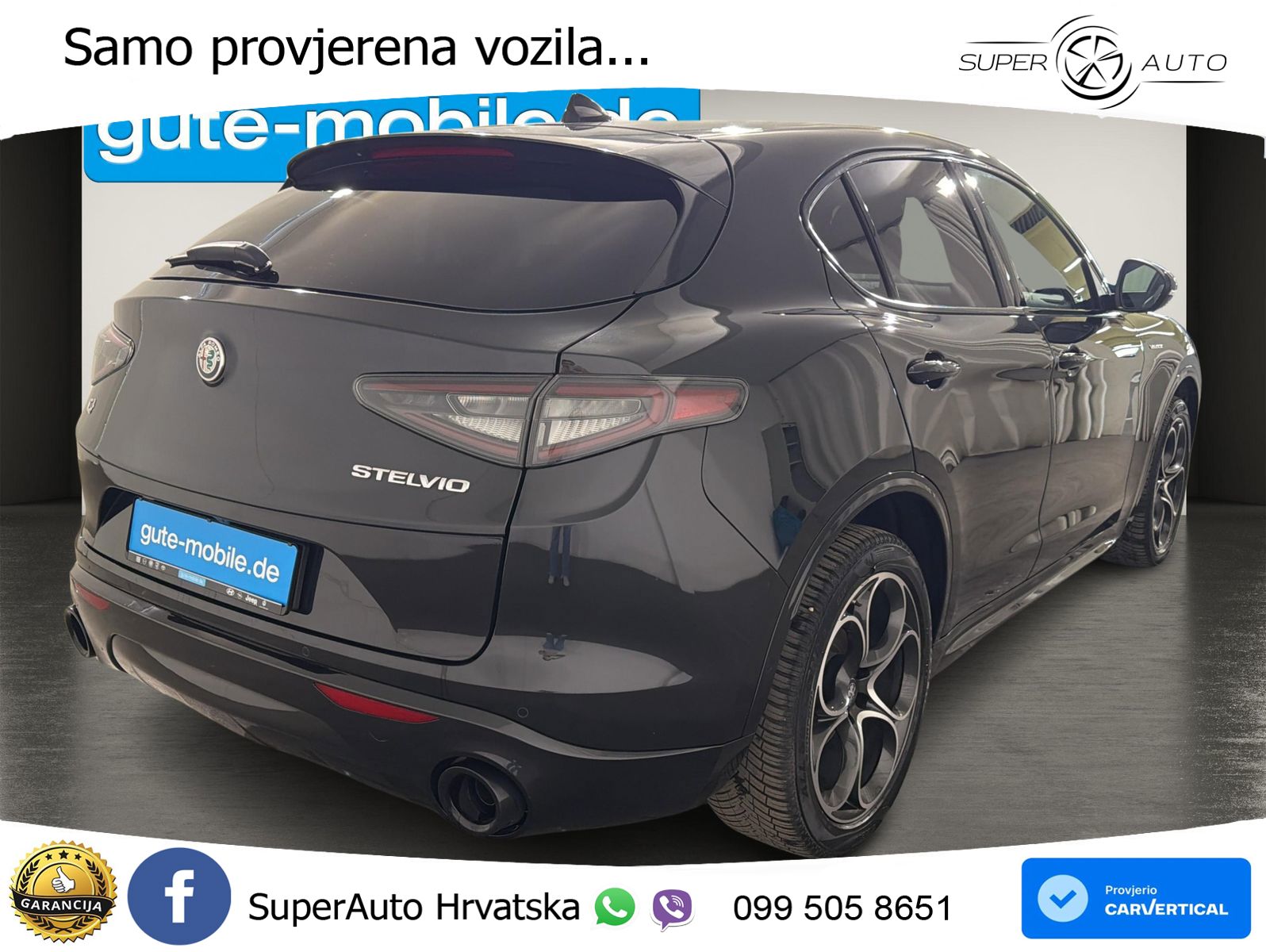 Alfa Romeo Stelvio 2.2 MultiJet II (210 KS) Q4 Automatic LED+GR SJED+ACC