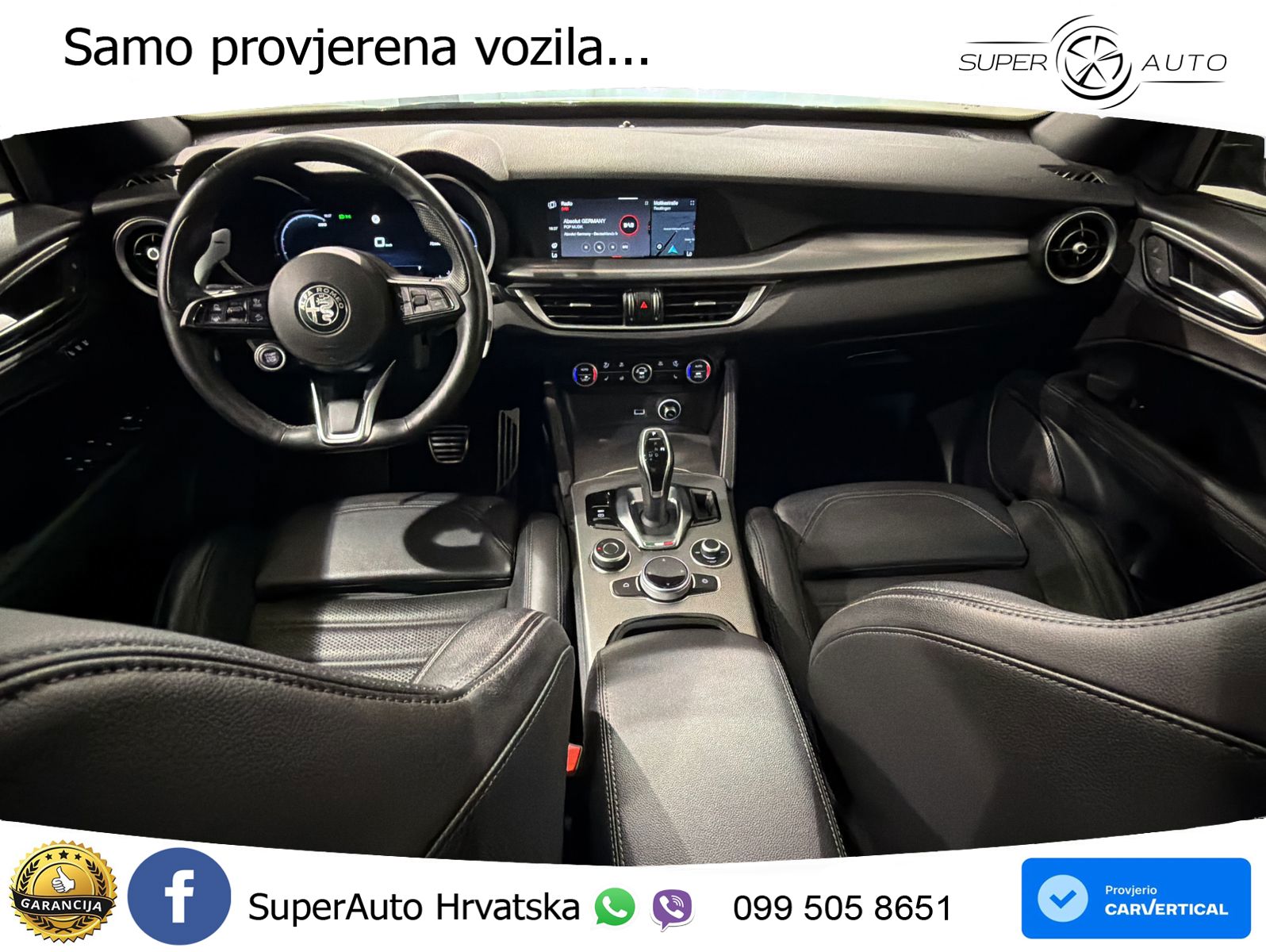 Alfa Romeo Stelvio 2.2 MultiJet II (210 KS) Q4 Automatic LED+GR SJED+ACC