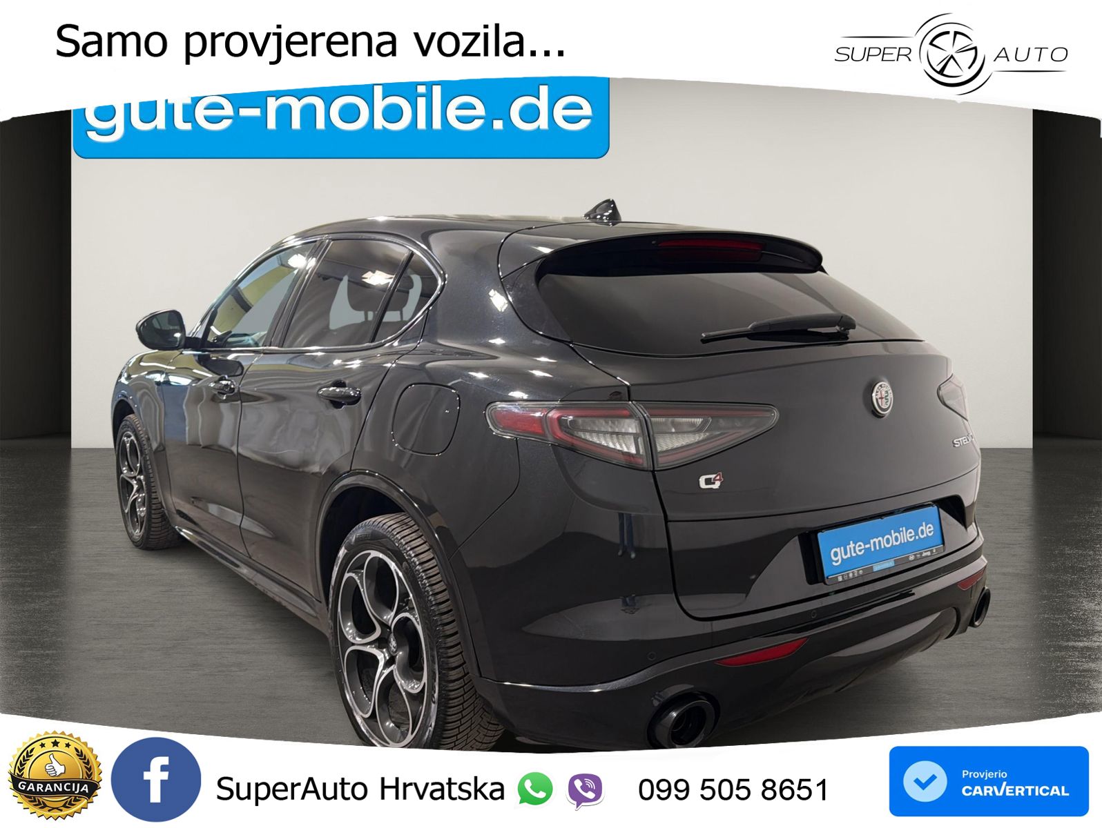 Alfa Romeo Stelvio 2.2 MultiJet II (210 KS) Q4 Automatic LED+GR SJED+ACC