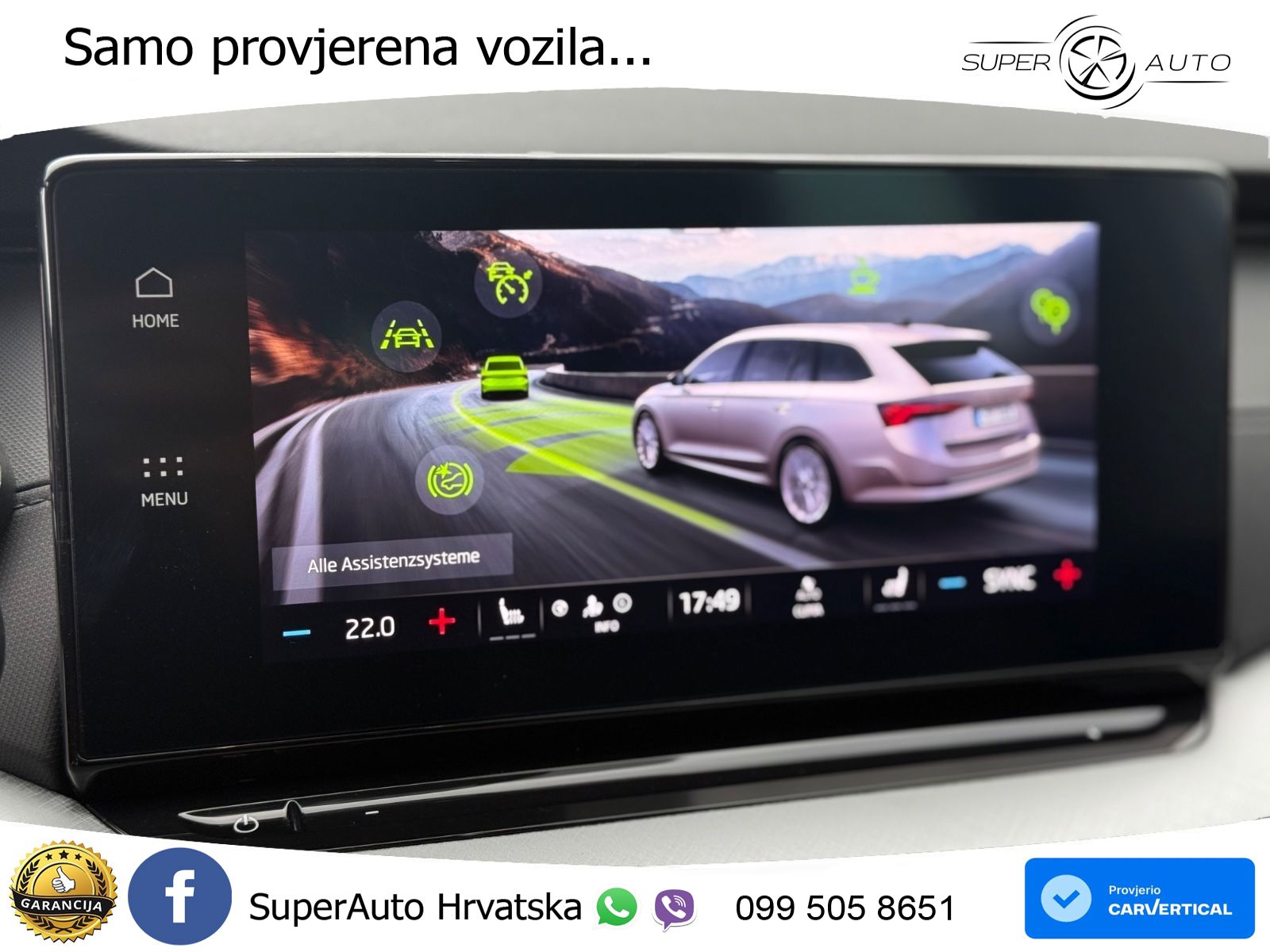 Škoda Octavia Combi 2.0 TDI (150 KS) DSG LED+GR SJED+ACC