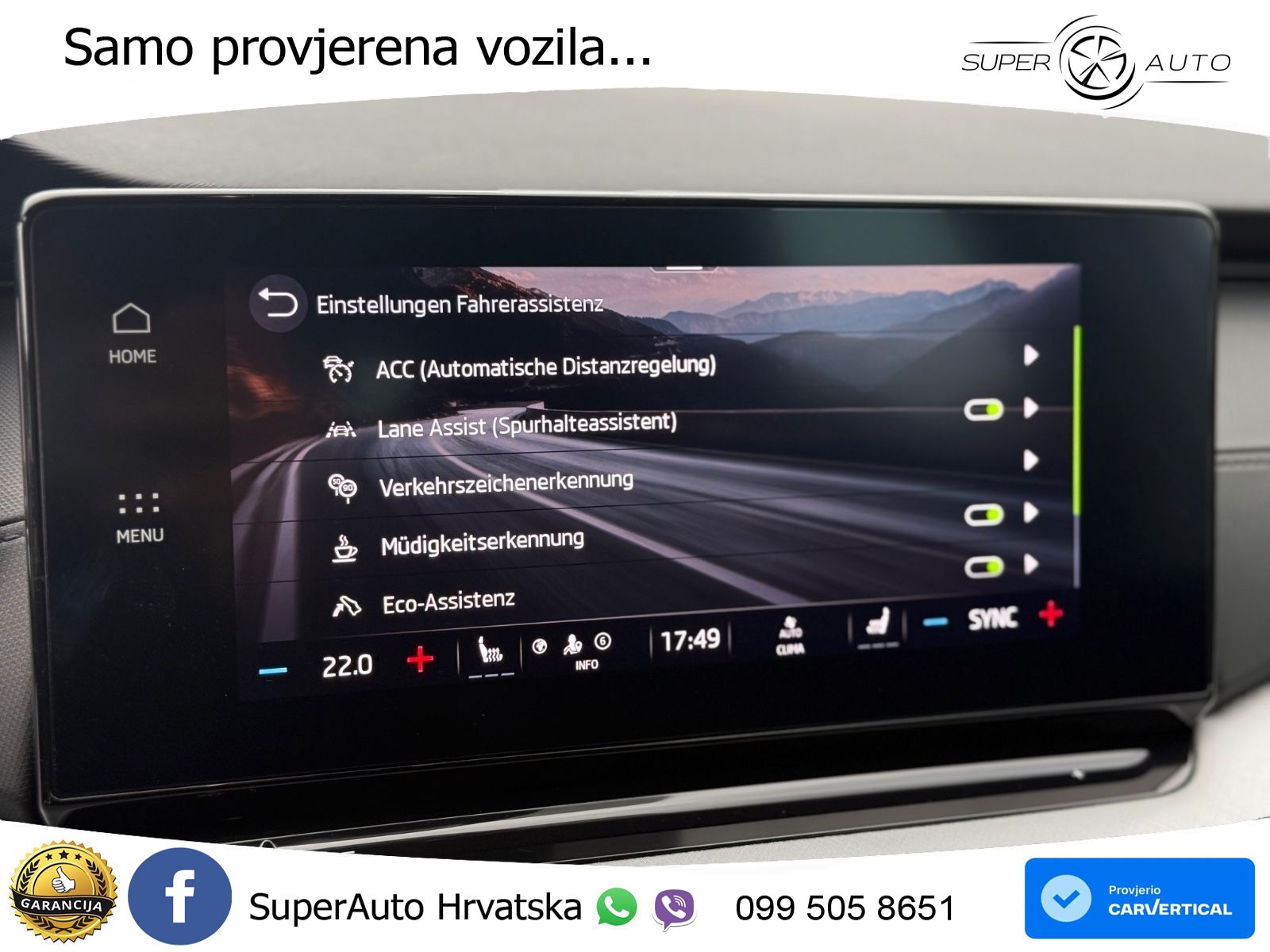 Škoda Octavia Combi 2.0 TDI (150 KS) DSG LED+GR SJED+ACC