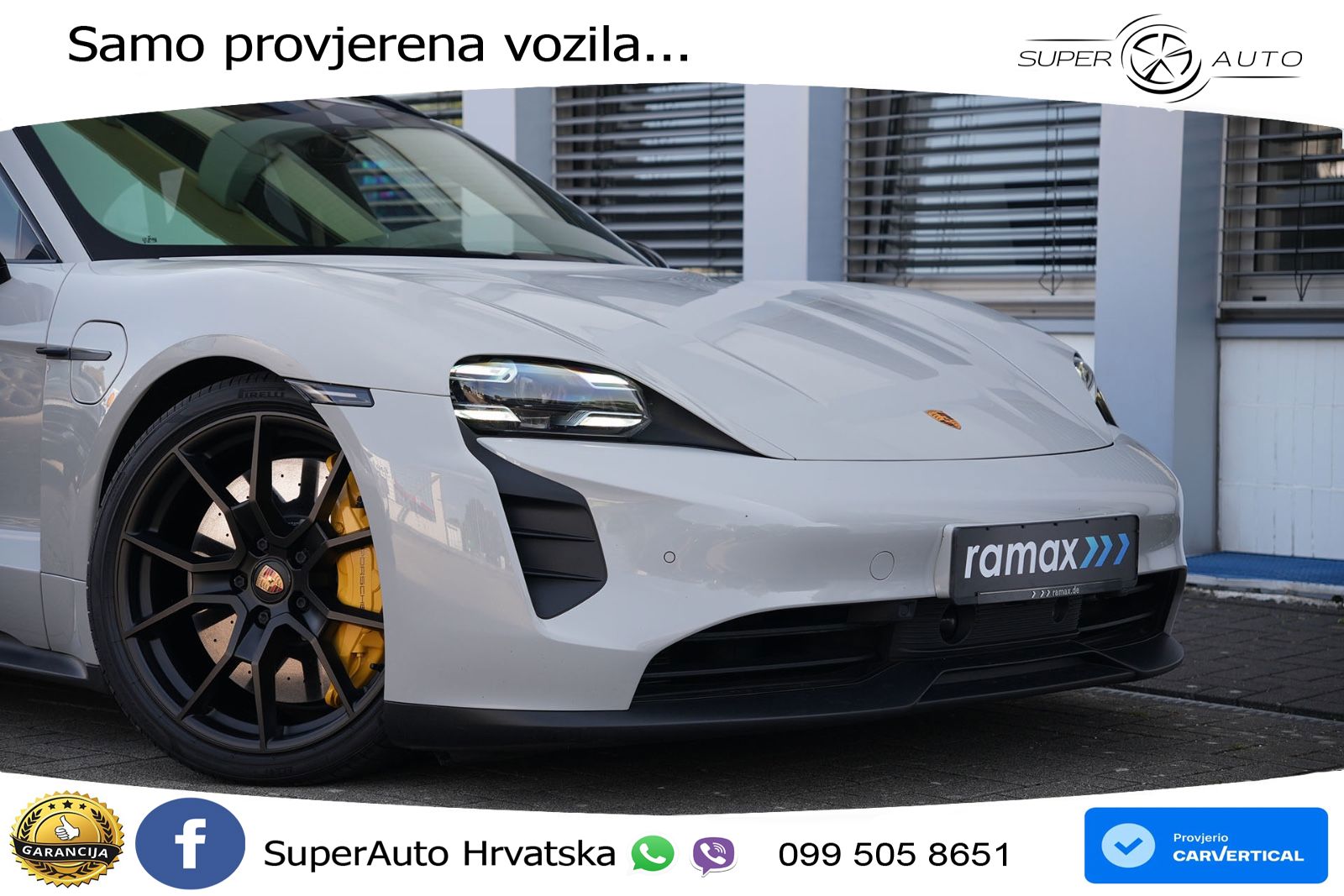 Porsche Taycan Sport Turismo GTS Performance Plus 93.4 kWh (598 KS) ZRAČNI+ACC+GR SJED+KAM+PANO