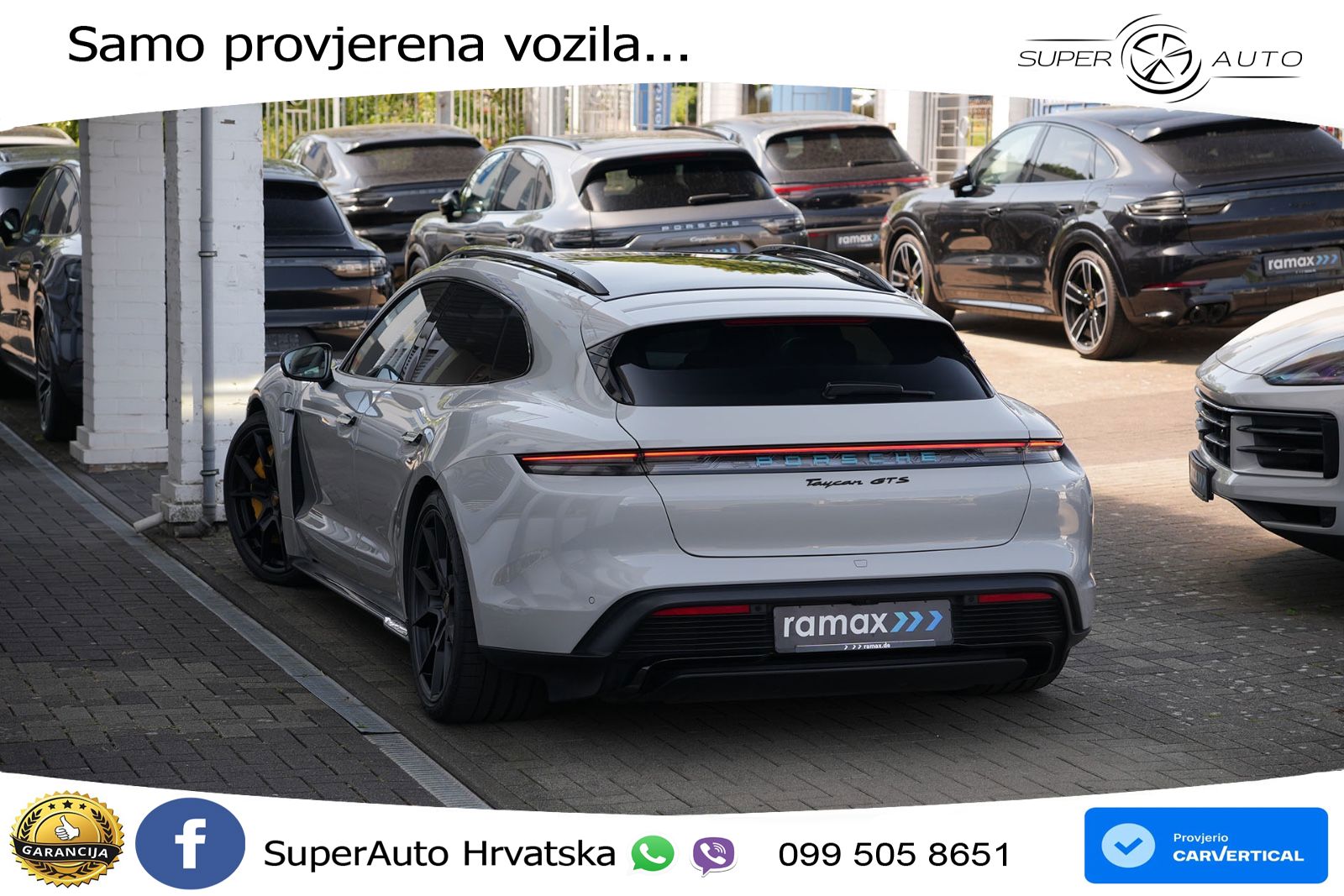 Porsche Taycan Sport Turismo GTS Performance Plus 93.4 kWh (598 KS) ZRAČNI+ACC+GR SJED+KAM+PANO