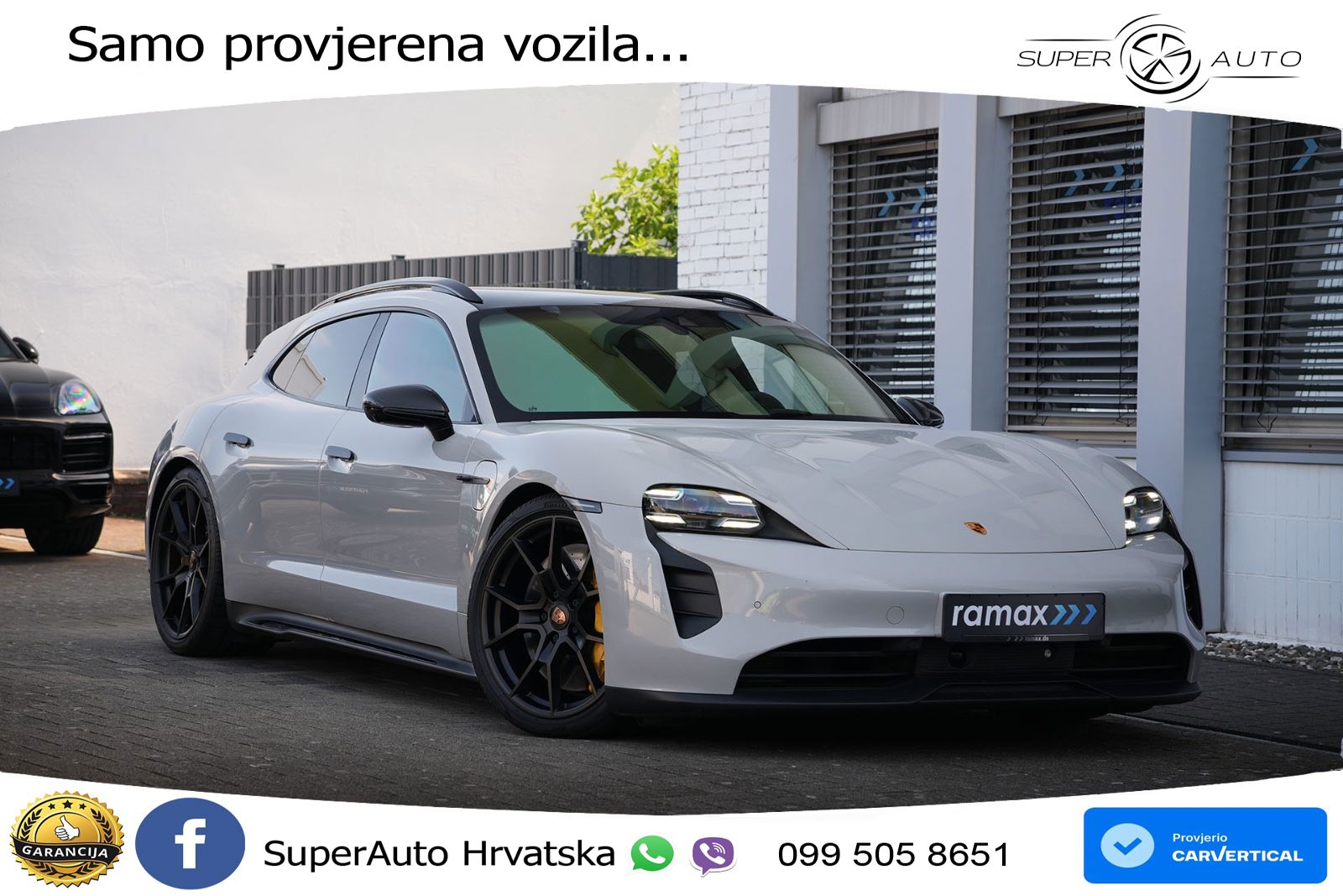 Porsche Taycan Sport Turismo GTS Performance Plus 93.4 kWh (598 KS) ZRAČNI+ACC+GR SJED+KAM+PANO