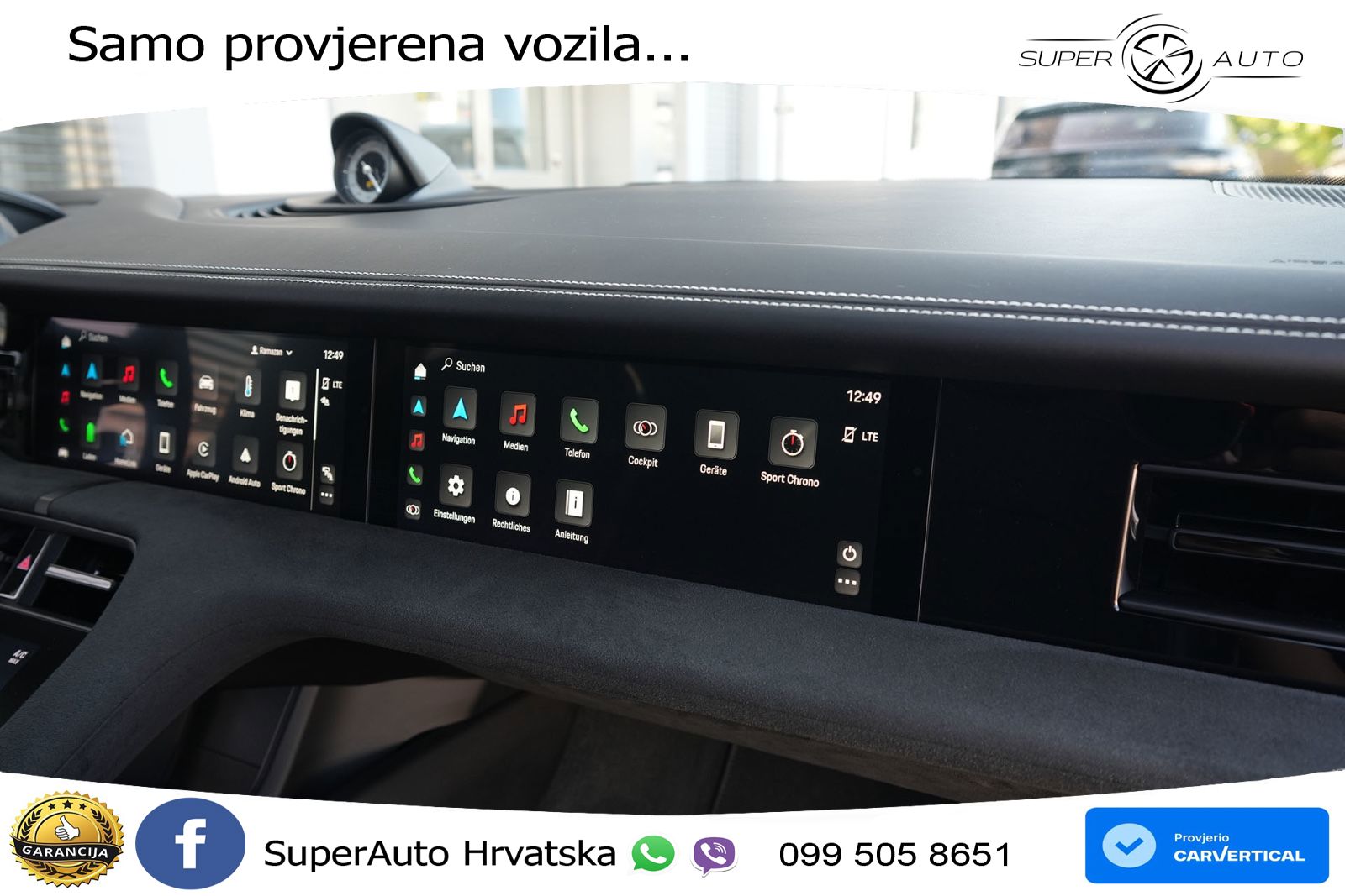 Porsche Taycan Sport Turismo GTS Performance Plus 93.4 kWh (598 KS) ZRAČNI+ACC+GR SJED+KAM+PANO