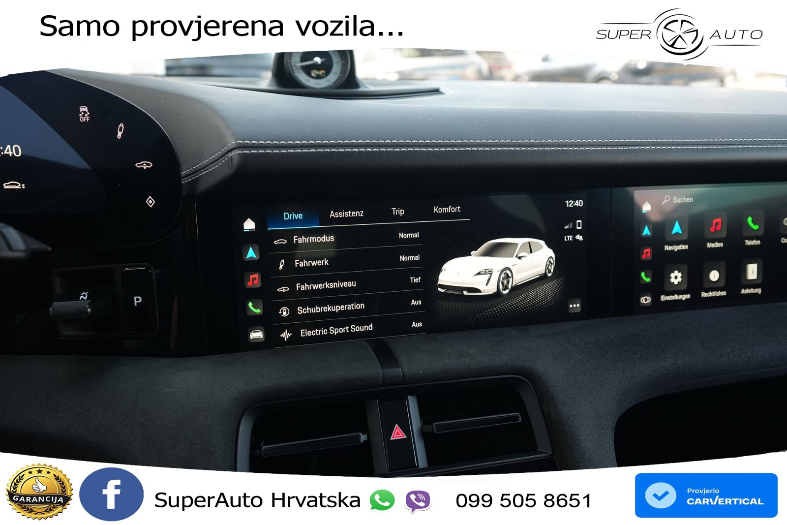 Porsche Taycan Sport Turismo GTS Performance Plus 93.4 kWh (598 KS) ZRAČNI+ACC+GR SJED+KAM+PANO