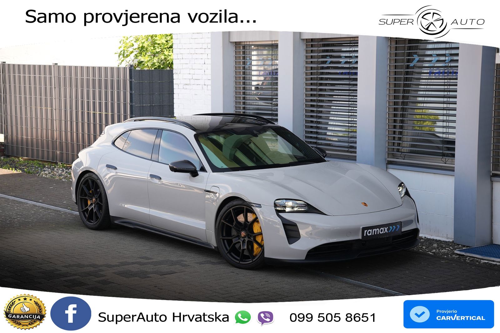 Porsche Taycan Sport Turismo GTS Performance Plus 93.4 kWh (598 KS) ZRAČNI+ACC+GR SJED+KAM+PANO