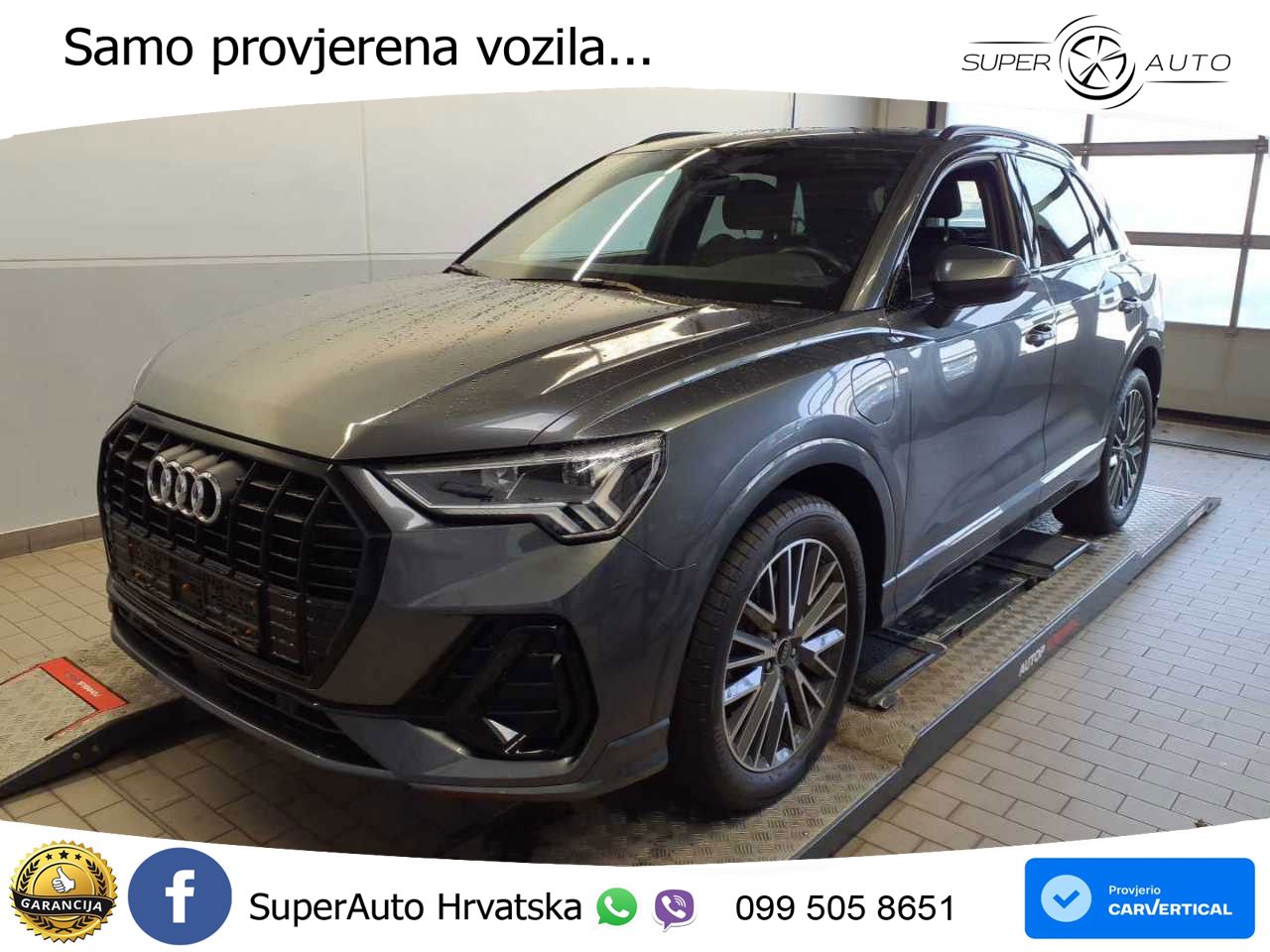 Audi Q3 45 TFSIe (245 KS) S tronic S line LED+GR SJED+ACC