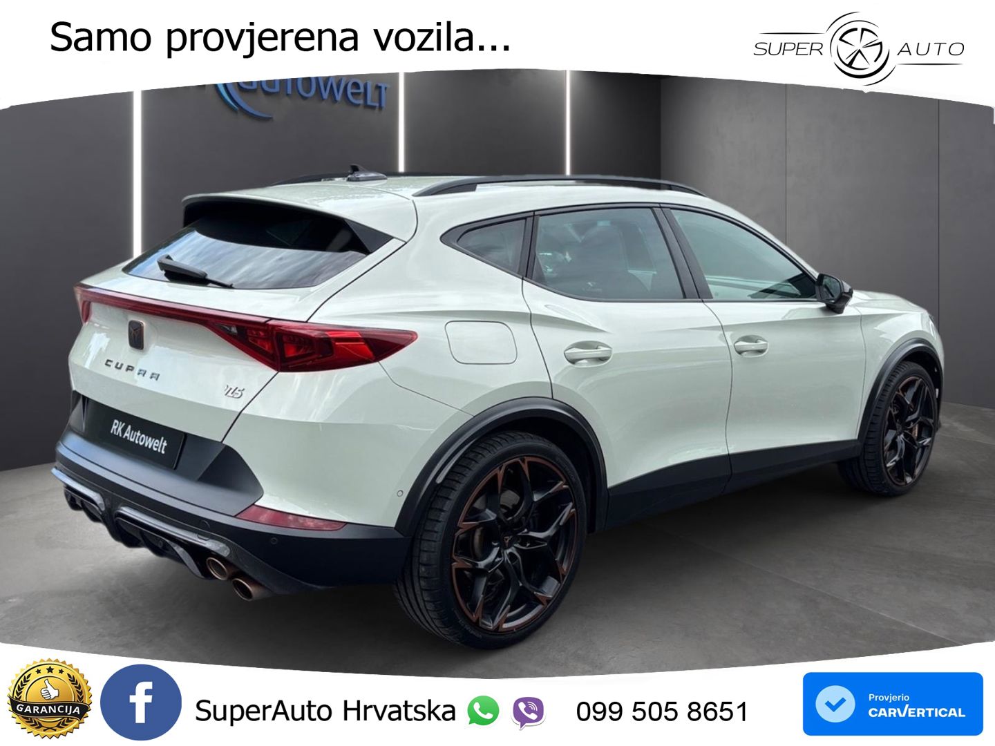 Cupra Formentor VZ5 2.5 TSI (390 KS) 4Drive DSG LED+GR SJED+ACC