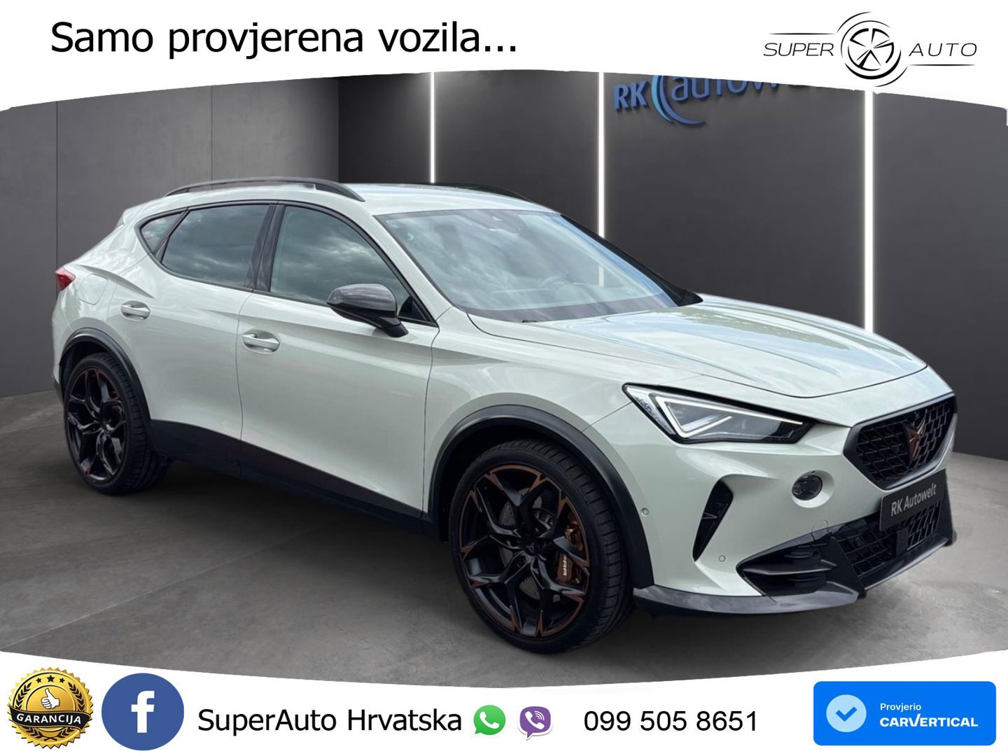 Cupra Formentor VZ5 2.5 TSI (390 KS) 4Drive DSG LED+GR SJED+ACC