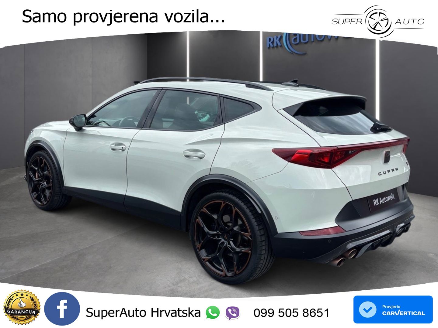 Cupra Formentor VZ5 2.5 TSI (390 KS) 4Drive DSG LED+GR SJED+ACC
