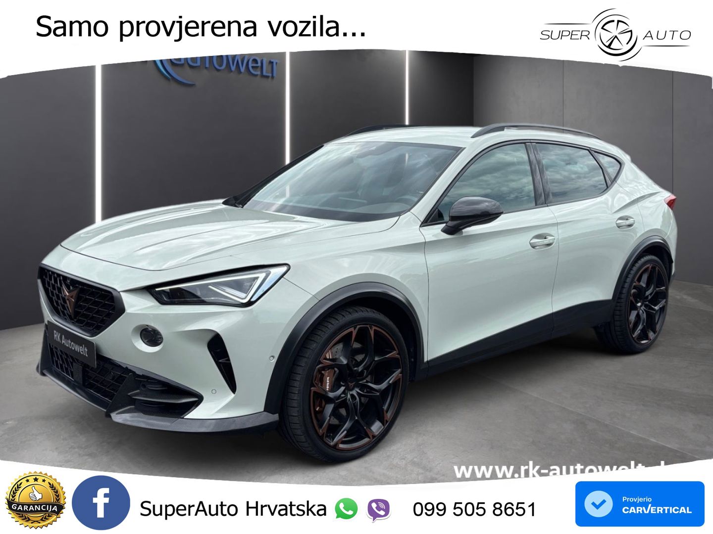 Cupra Formentor VZ5 2.5 TSI (390 KS) 4Drive DSG LED+GR SJED+ACC