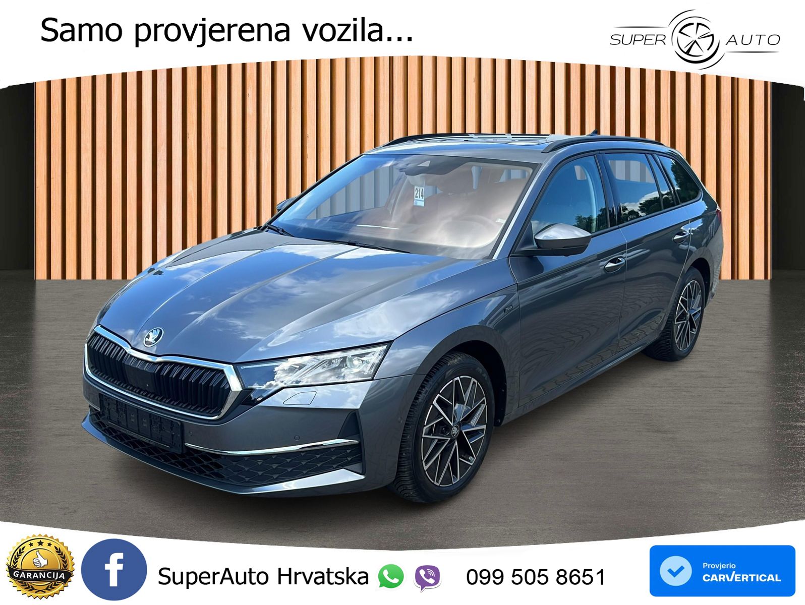 Škoda Octavia Combi 2.0 TDI (150 KS) DSG Selection LED+GR SJED+ACC