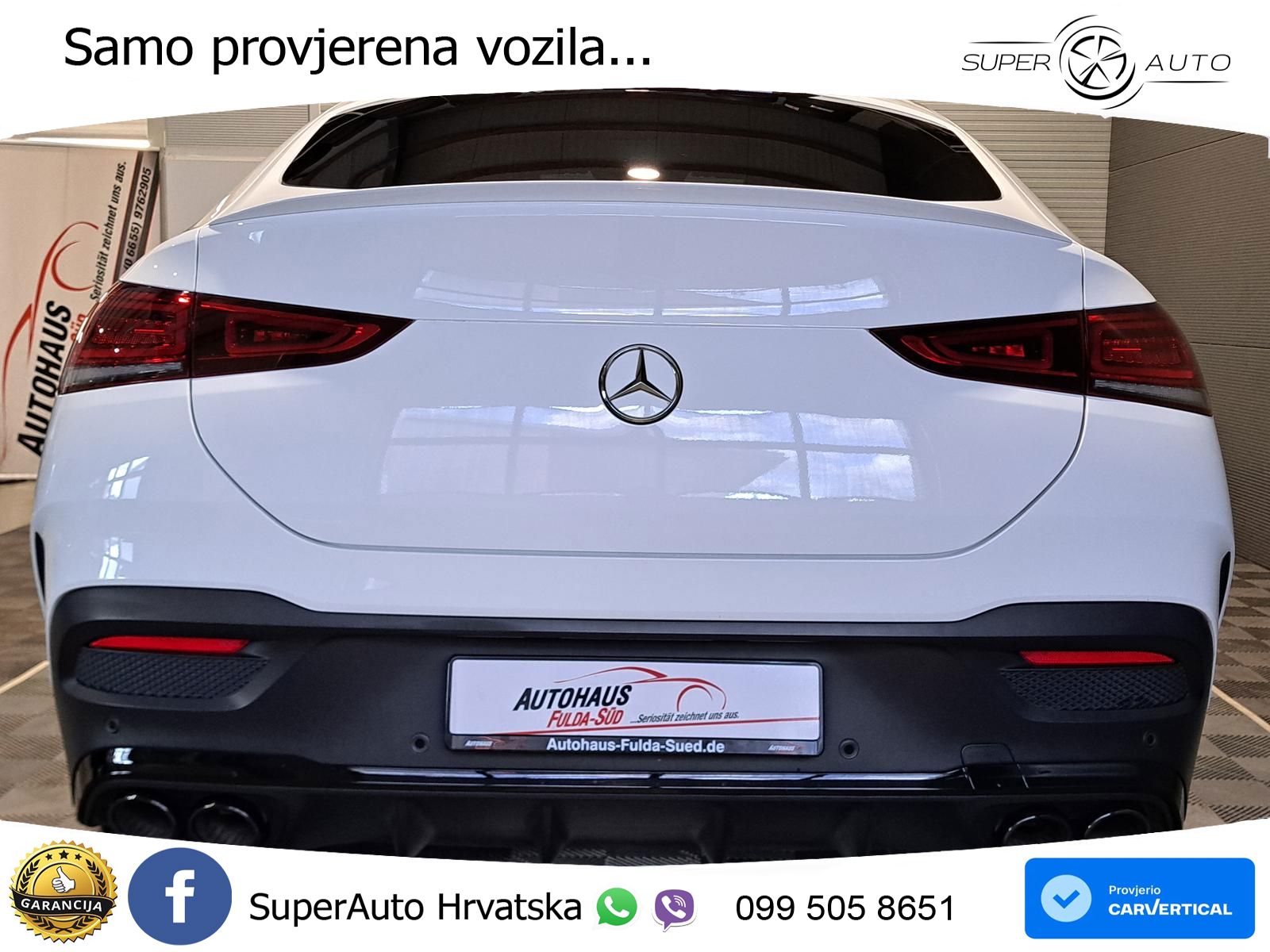 Mercedes AMG GLE Coupe 53 (435 KS) EQ Boost 4MATIC+ AMG SPEEDSHIFT TCT 9G ACC+HEAD+GR SJED+360+PANO