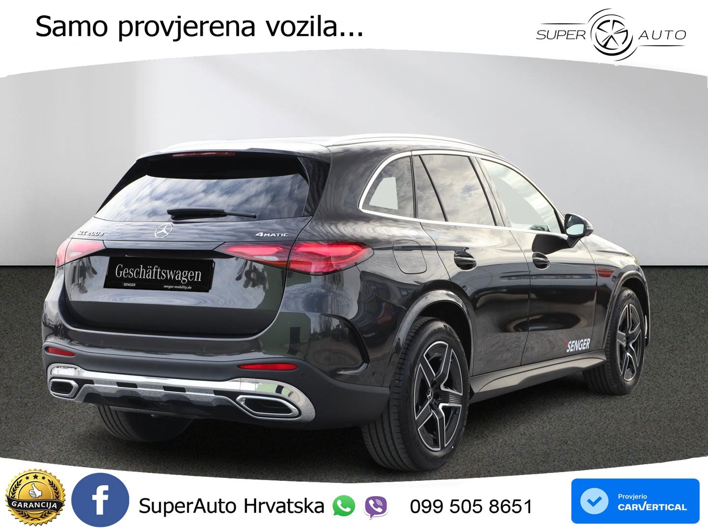 Mercedes GLC 200d (163 KS) 4MATIC 9G-TRONIC AMG LED+GR SJED+ACC