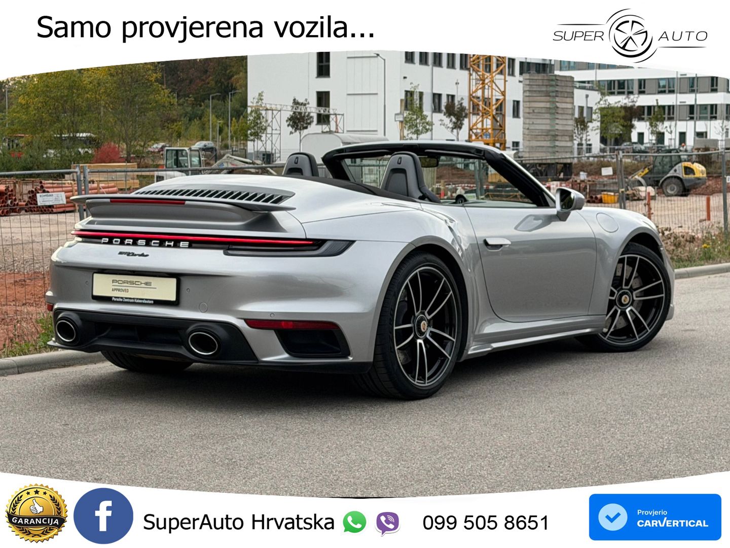 Porsche 911 Turbo Cabriolet 3.8 (580 KS) PDK LED+GR SJED+ACC