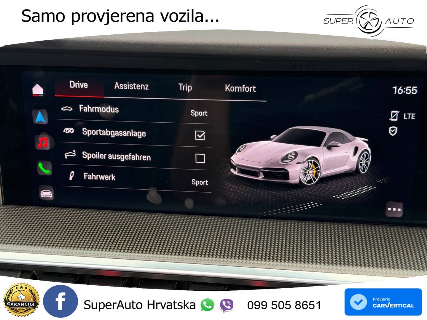 Porsche 911 Turbo Cabriolet 3.8 (580 KS) PDK LED+GR SJED+ACC