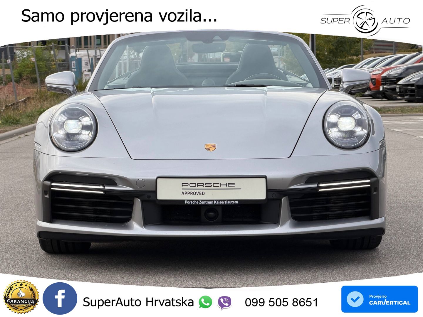Porsche 911 Turbo Cabriolet 3.8 (580 KS) PDK LED+GR SJED+ACC