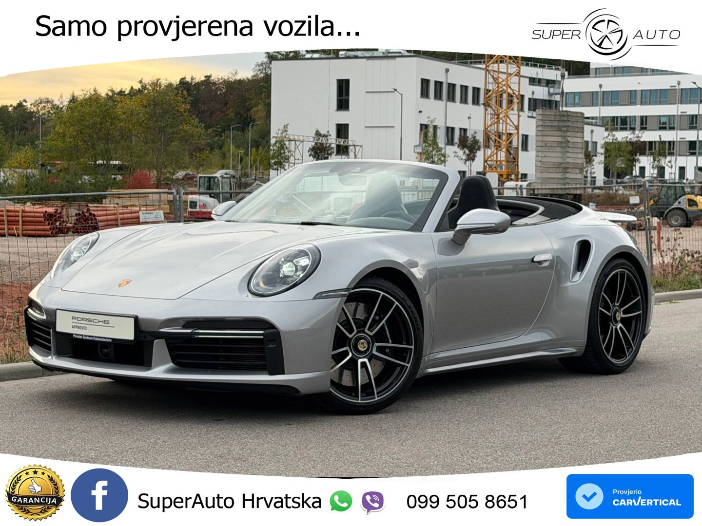 Porsche 911 Turbo Cabriolet 3.8 (580 KS) PDK LED+GR SJED+ACC