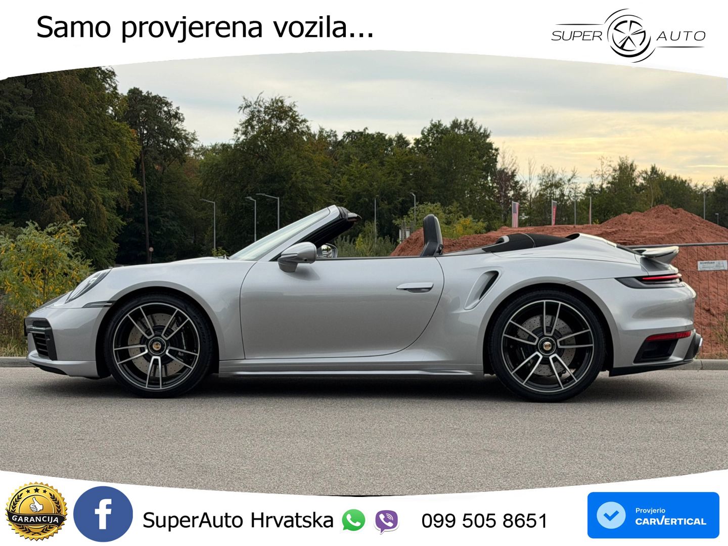 Porsche 911 Turbo Cabriolet 3.8 (580 KS) PDK LED+GR SJED+ACC