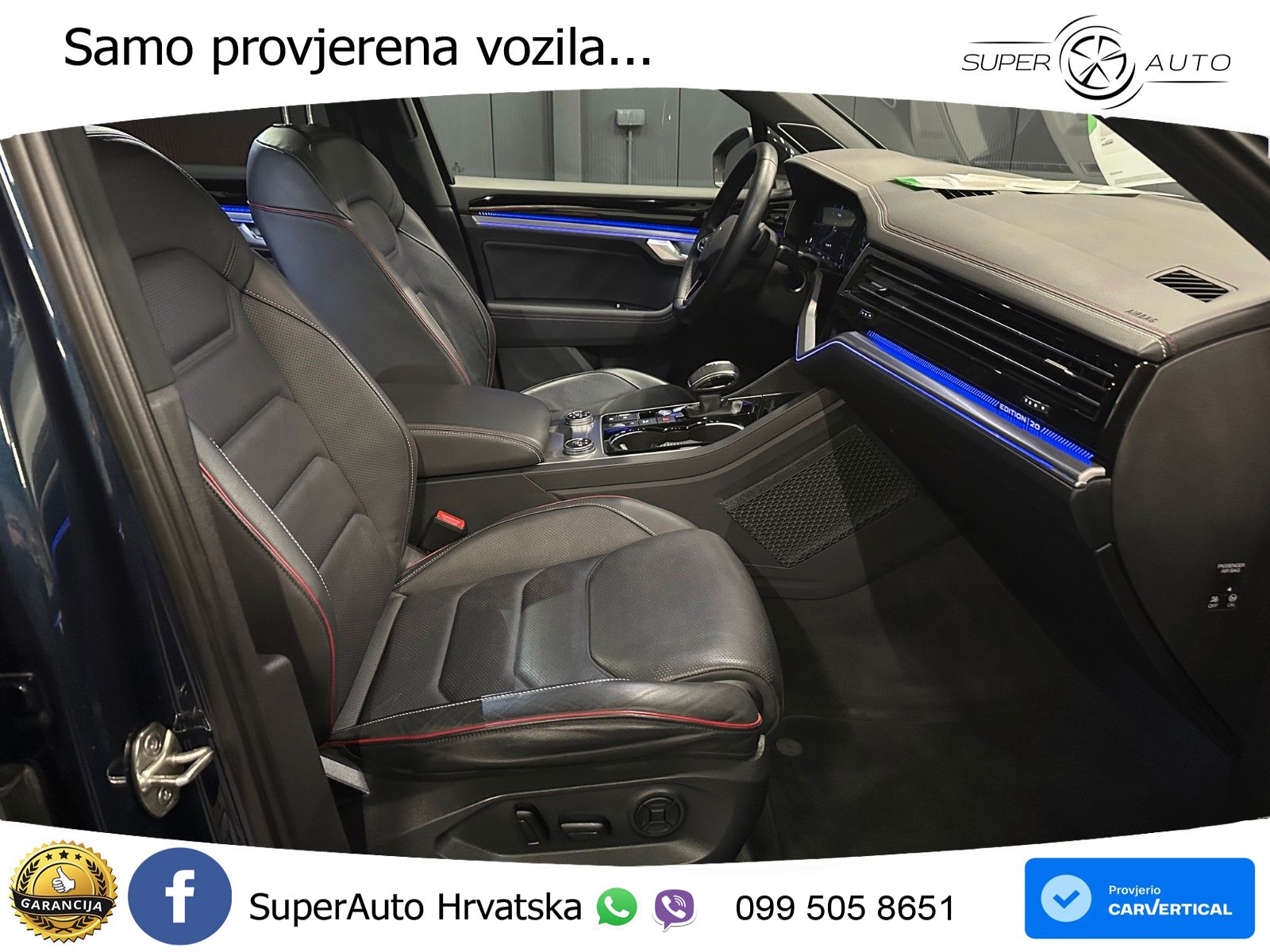 Volkswagen Touareg 3.0 V6 TDI (286 KS) 4MOTION Tiptronic LED+GR SJED+ACC