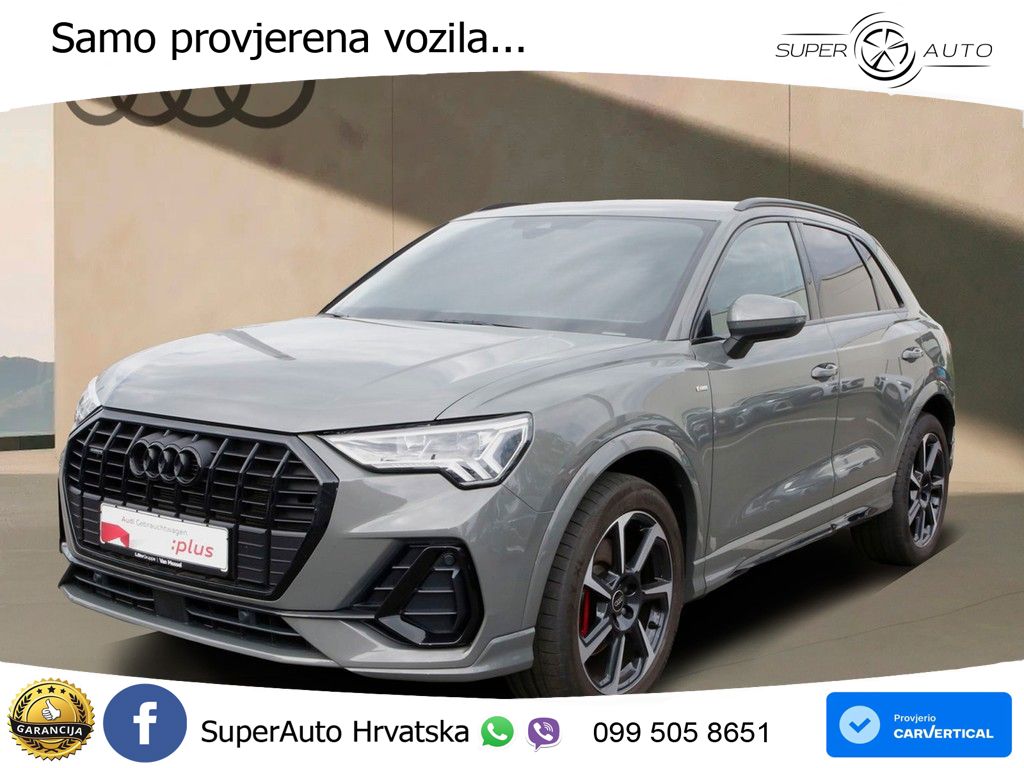 Audi Q3 40 TDI (200 KS) quattro S tronic S line LED+GR SJED+ACC