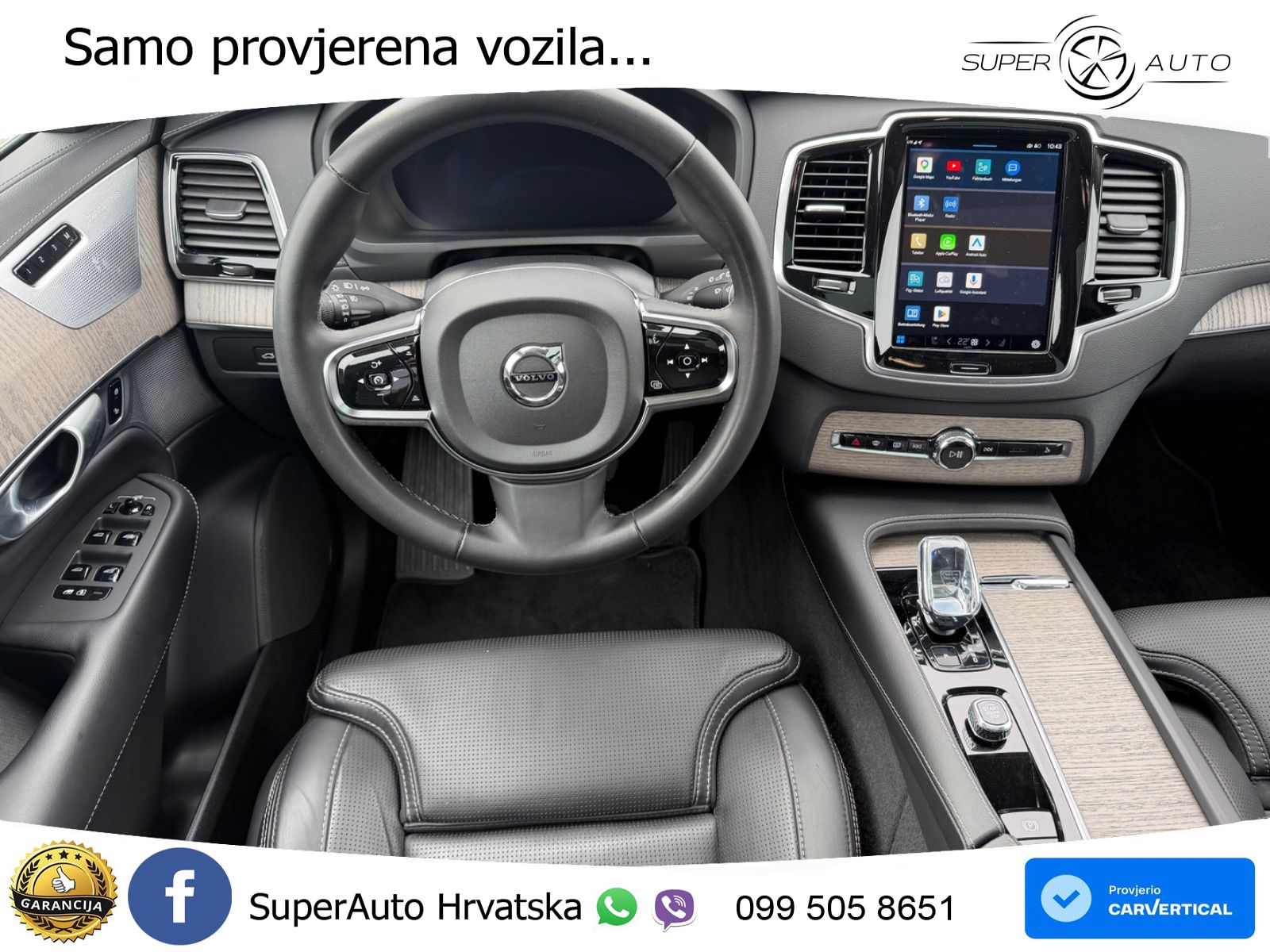 Volvo XC90 2.0 B5 Diesel AWD Automatic ACC+HEAD+4xGR SJED+360+PANO