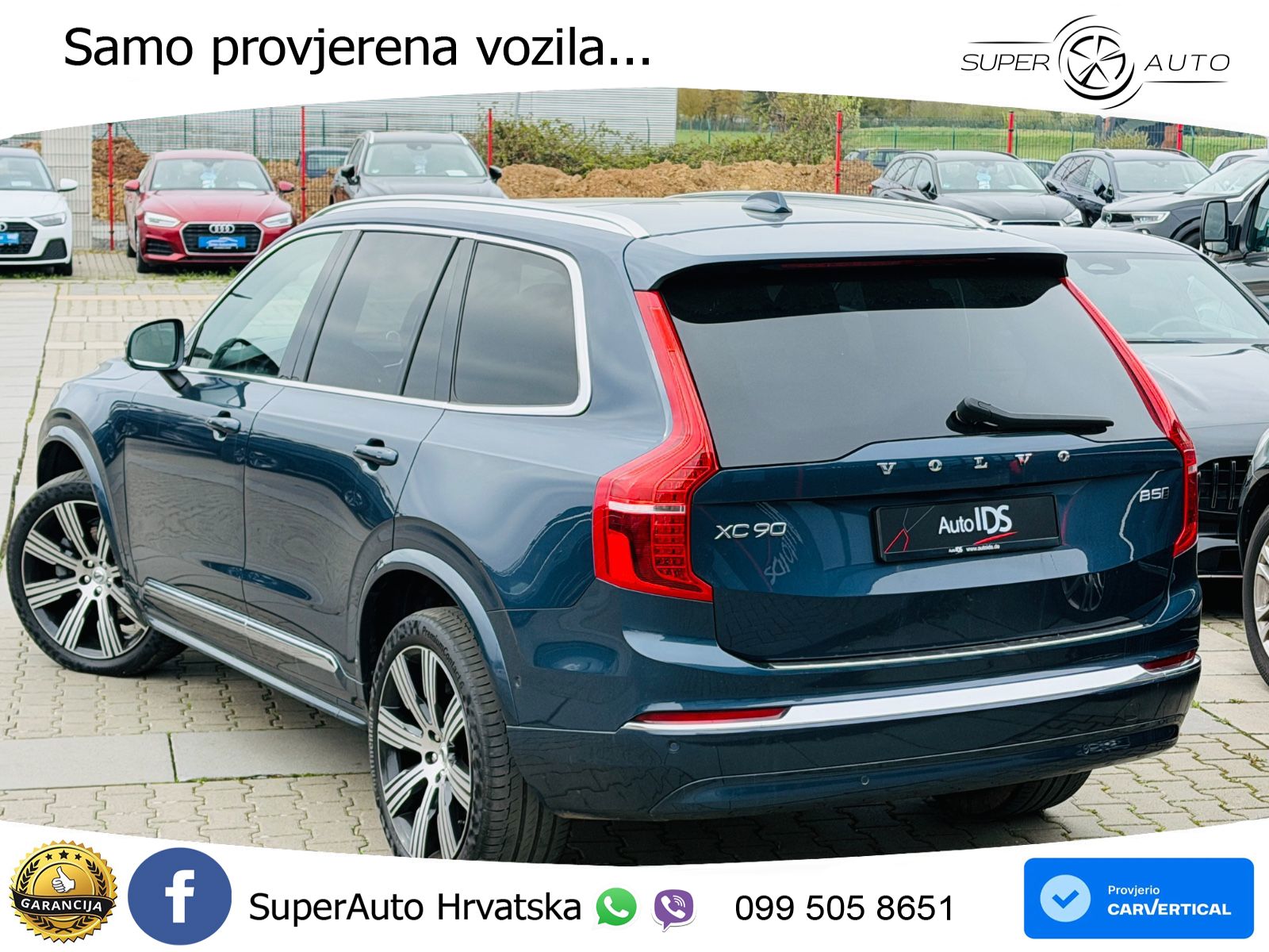 Volvo XC90 2.0 B5 Diesel AWD Automatic ACC+HEAD+4xGR SJED+360+PANO