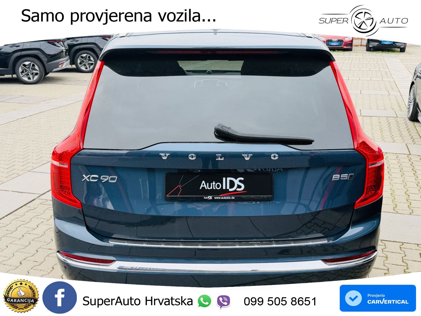 Volvo XC90 2.0 B5 Diesel AWD Automatic ACC+HEAD+4xGR SJED+360+PANO